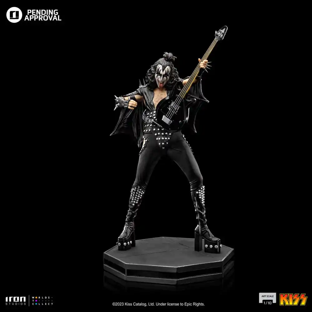Kiss Art Scale kip 1/10 Gene Simons ograničeno izdanje 26 cm fotografija proizvoda