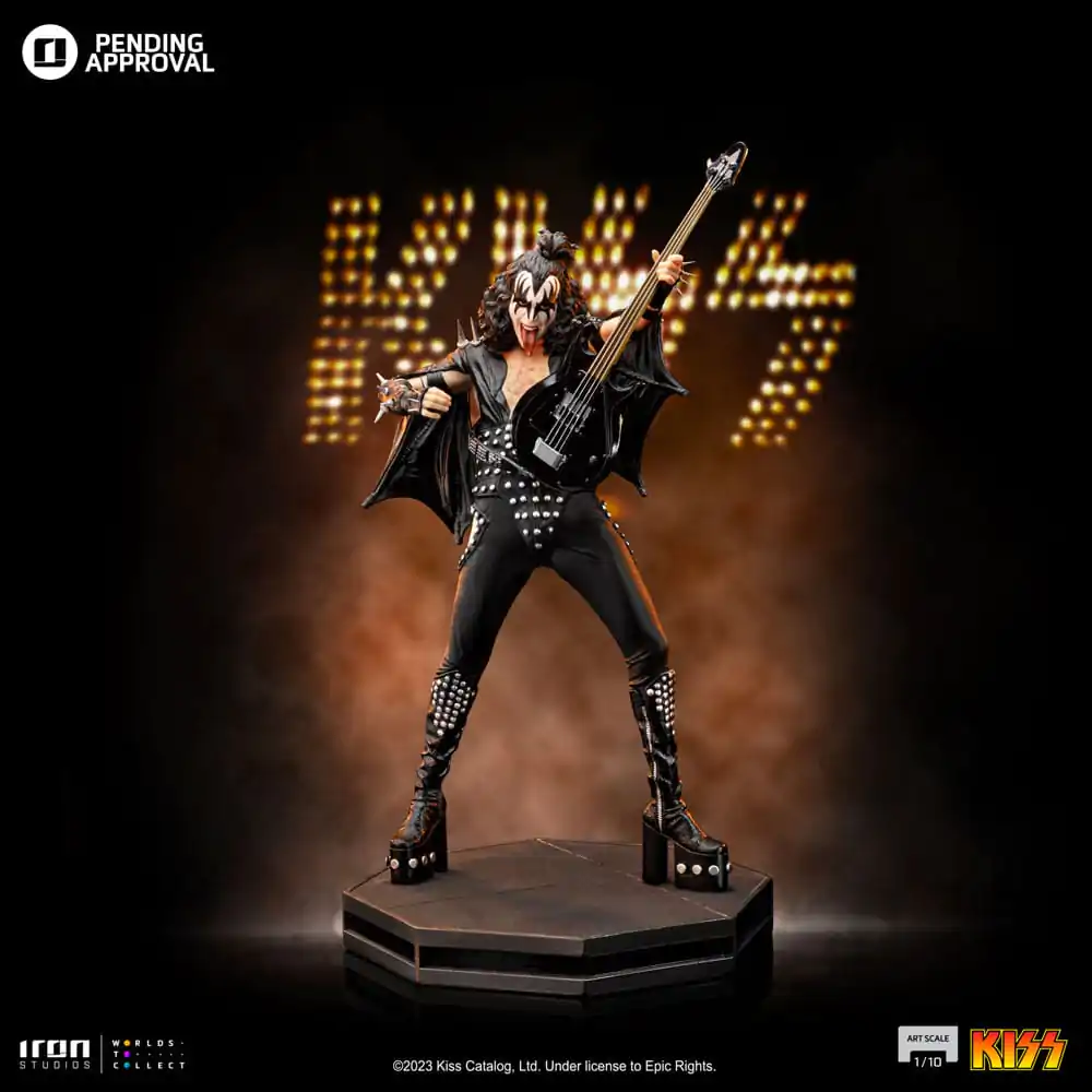 Kiss Art Scale kip 1/10 Gene Simons ograničeno izdanje 26 cm fotografija proizvoda