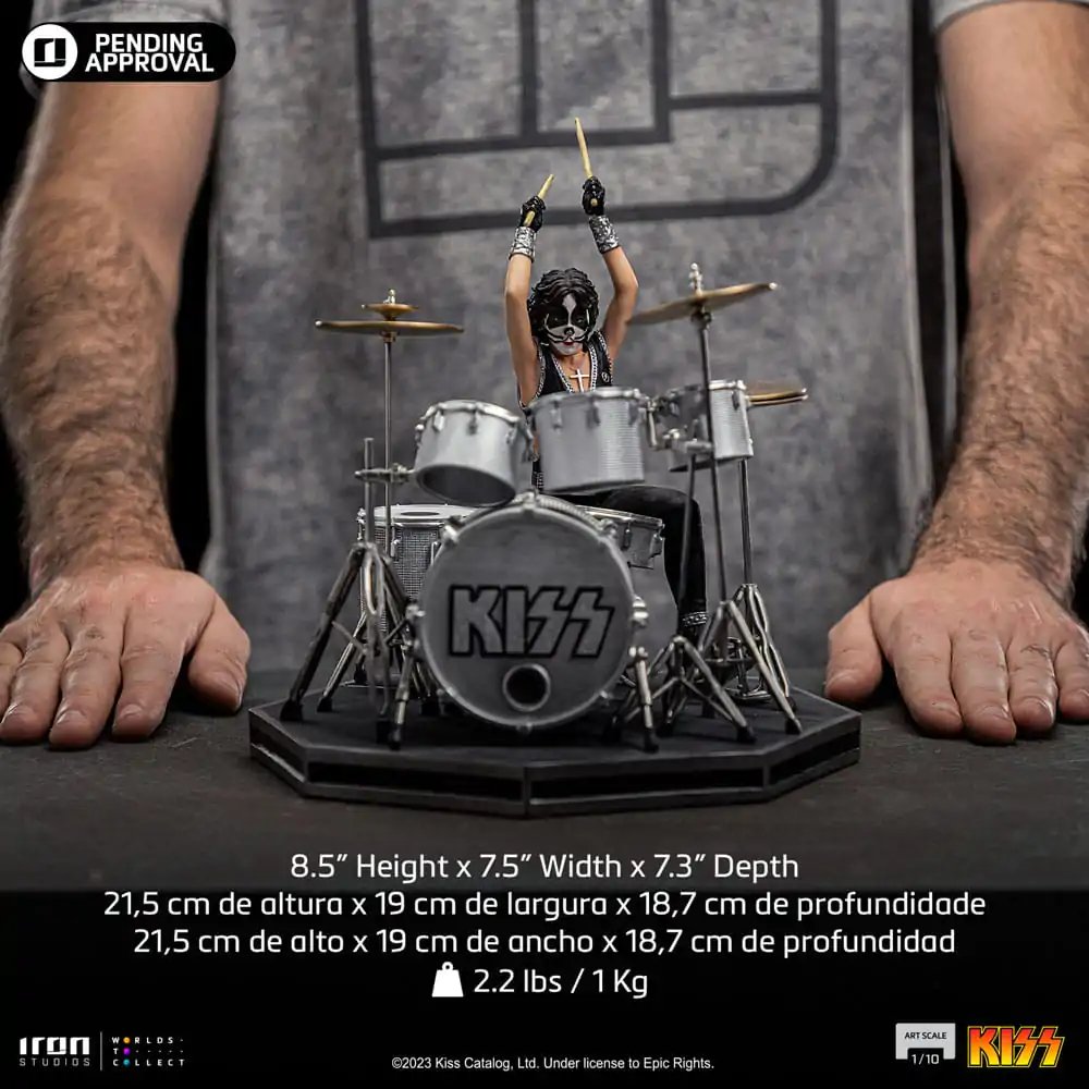 Kiss Art figurica u mjerilu 1/10 Peter Criss Limited Edtition 22 cm fotografija proizvoda