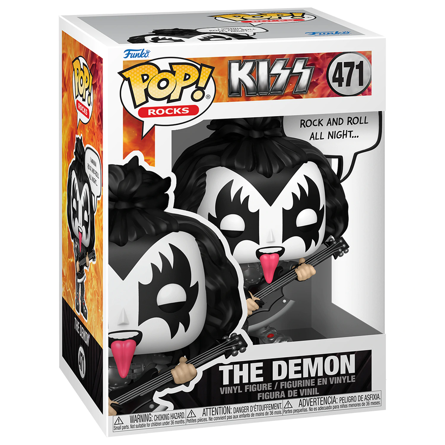 KISS Funko POP! Sayings Vinil Figura The Demon(R&R All Night) 9 cm fotografija proizvoda