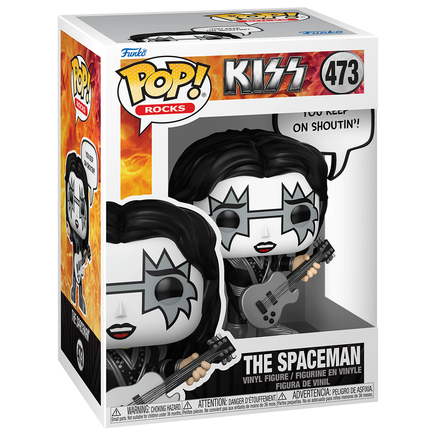 KISS Funko POP! Sayings Vinil Figurica The Spaceman (R&R All Night) 9 cm fotografija proizvoda