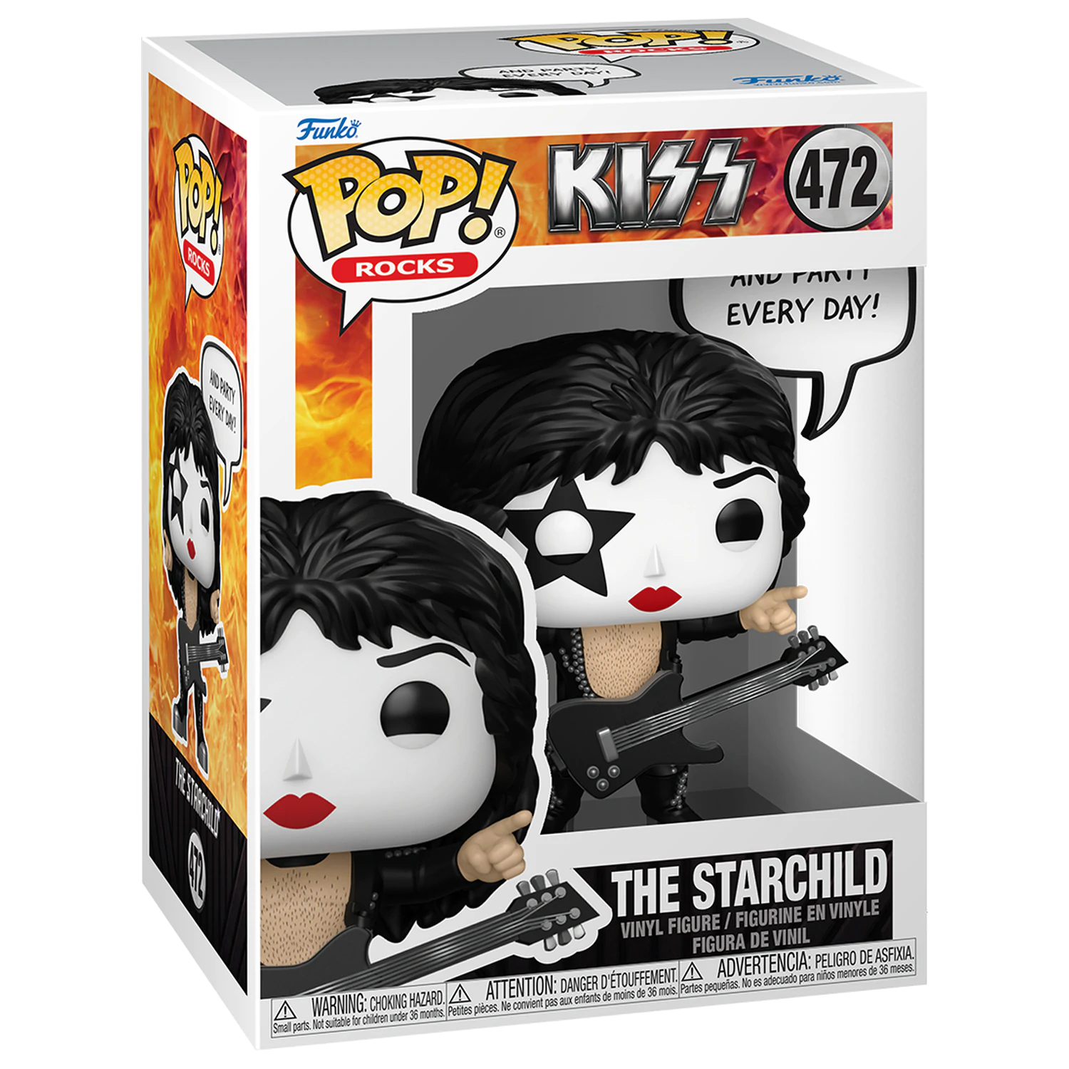 KISS Funko POP! Sayings Vinyl Figura The Starchild(R&R All Night) 9 cm fotografija proizvoda