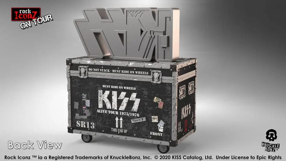 Kiss Rock Ikonz On Tour Road Case kip + Set pozadine pozornice Alive! Tour fotografija proizvoda