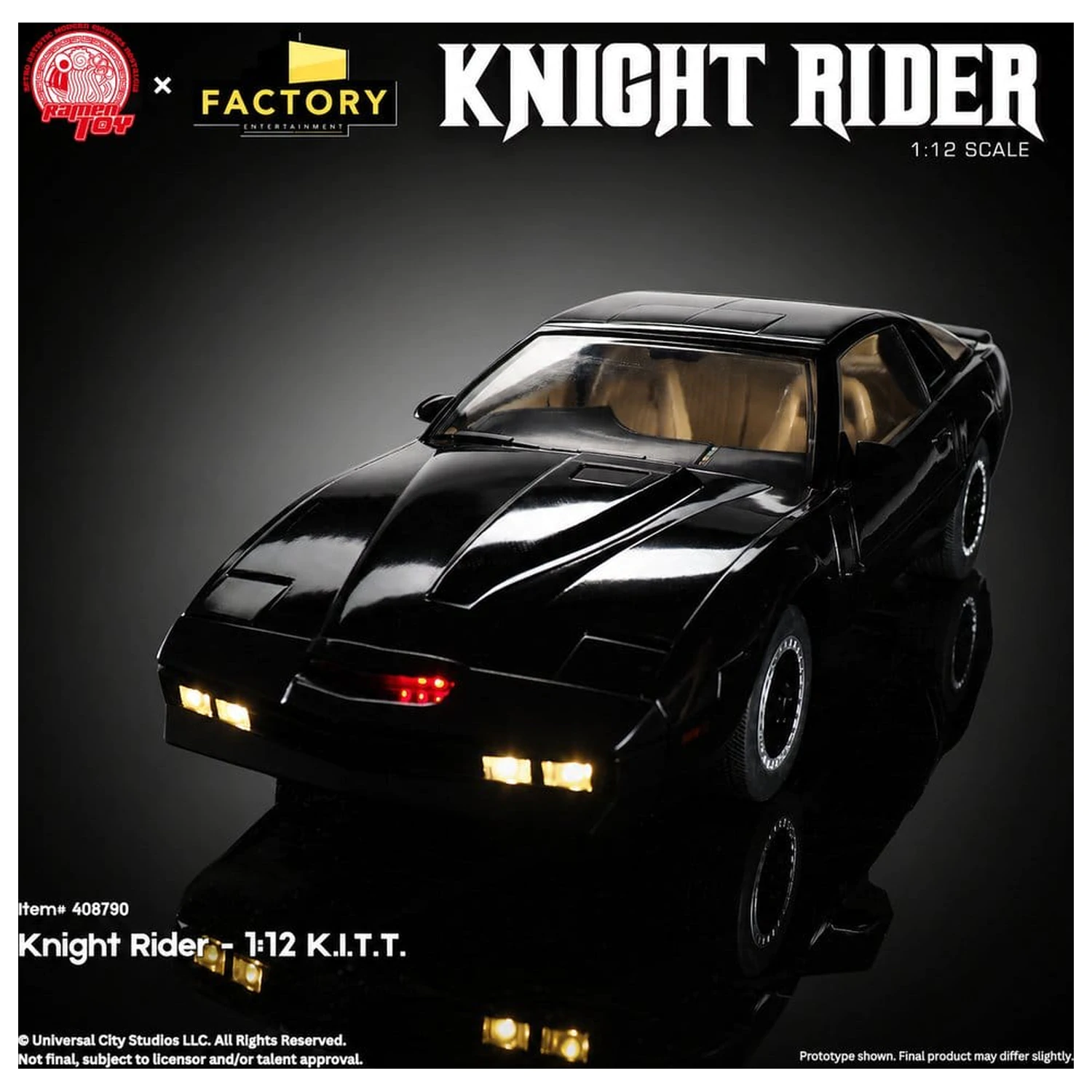 Knight Rider akcijska figura 1/12 K.I.T.T. s Michaelom Knightom fotografija proizvoda