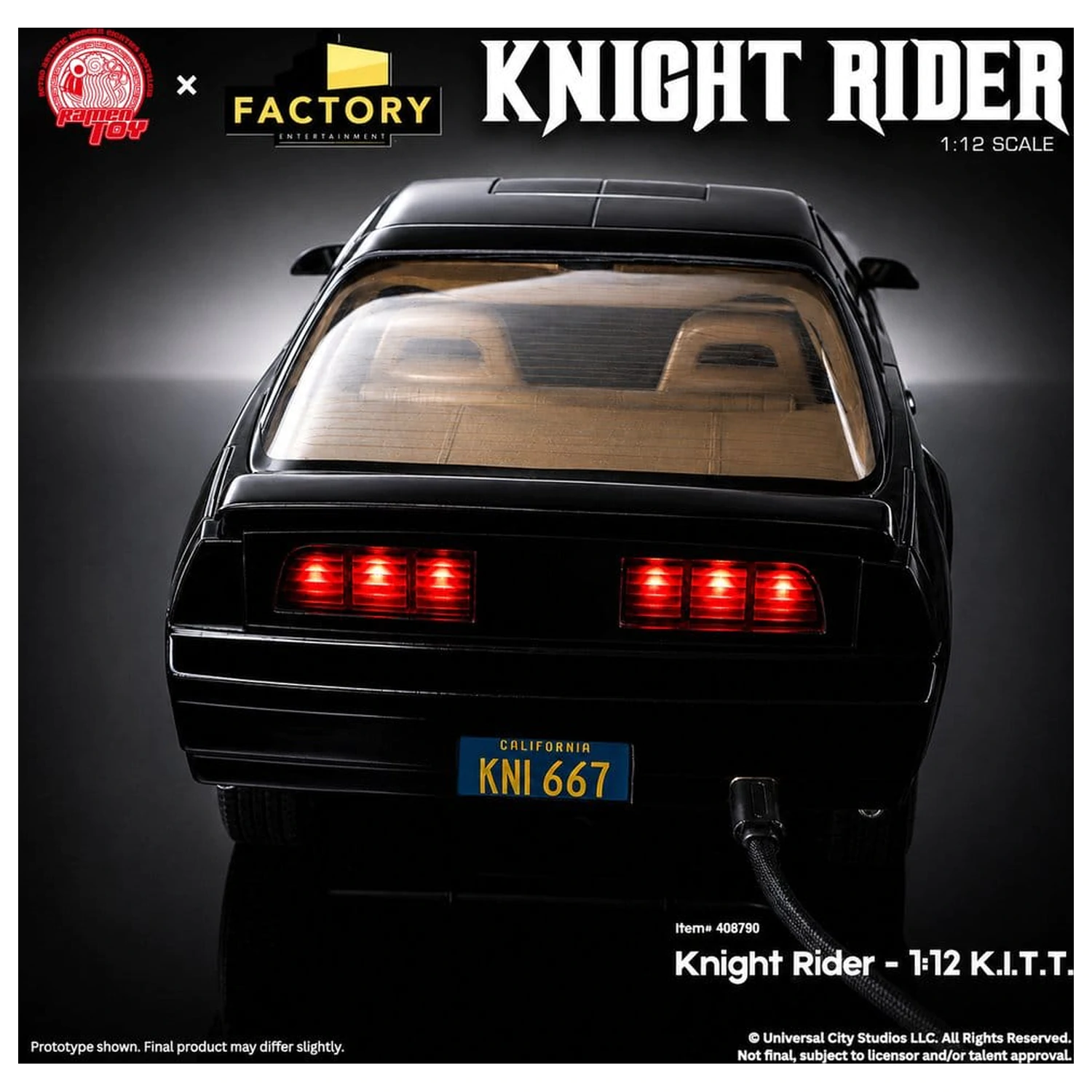 Knight Rider akcijska figura 1/12 K.I.T.T. s Michaelom Knightom fotografija proizvoda