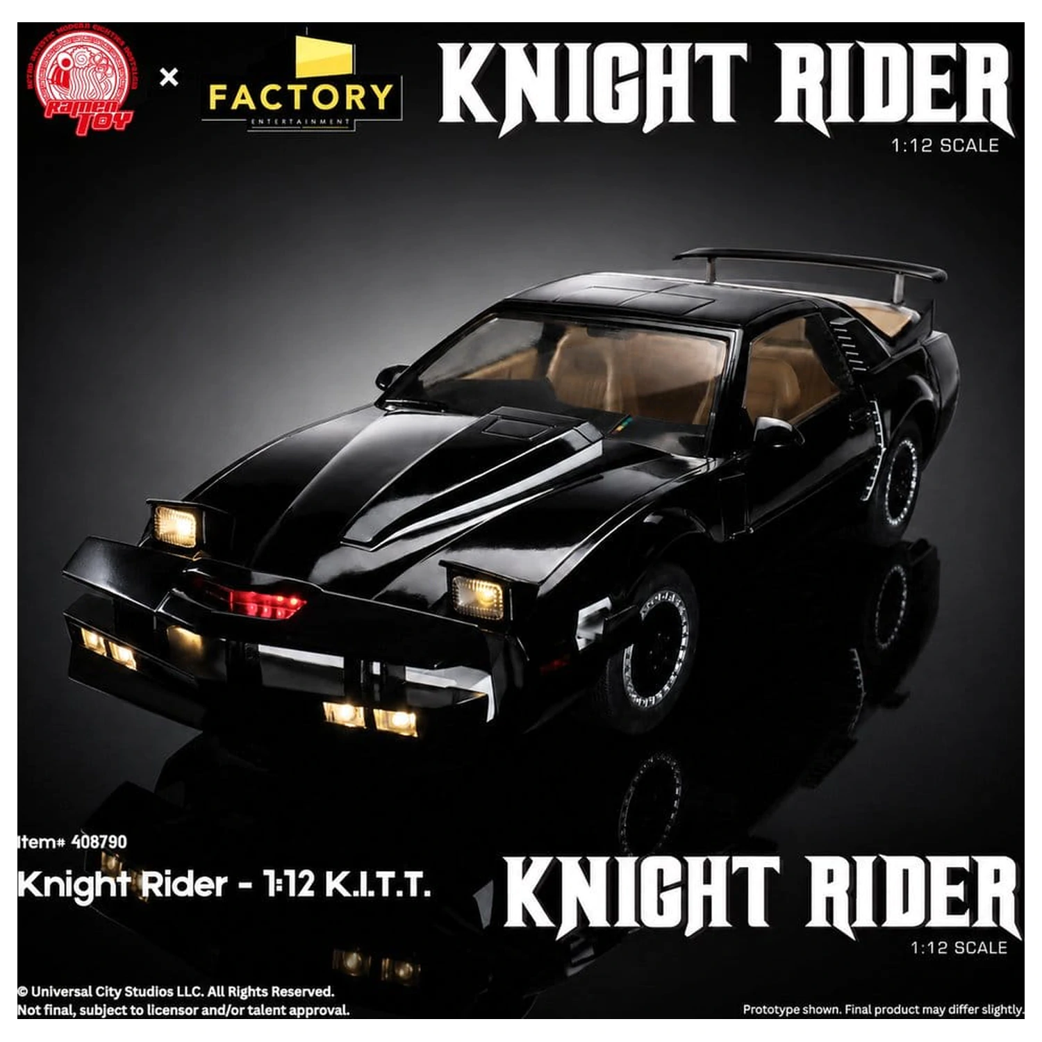 Knight Rider akcijska figura 1/12 K.I.T.T. s Michaelom Knightom fotografija proizvoda