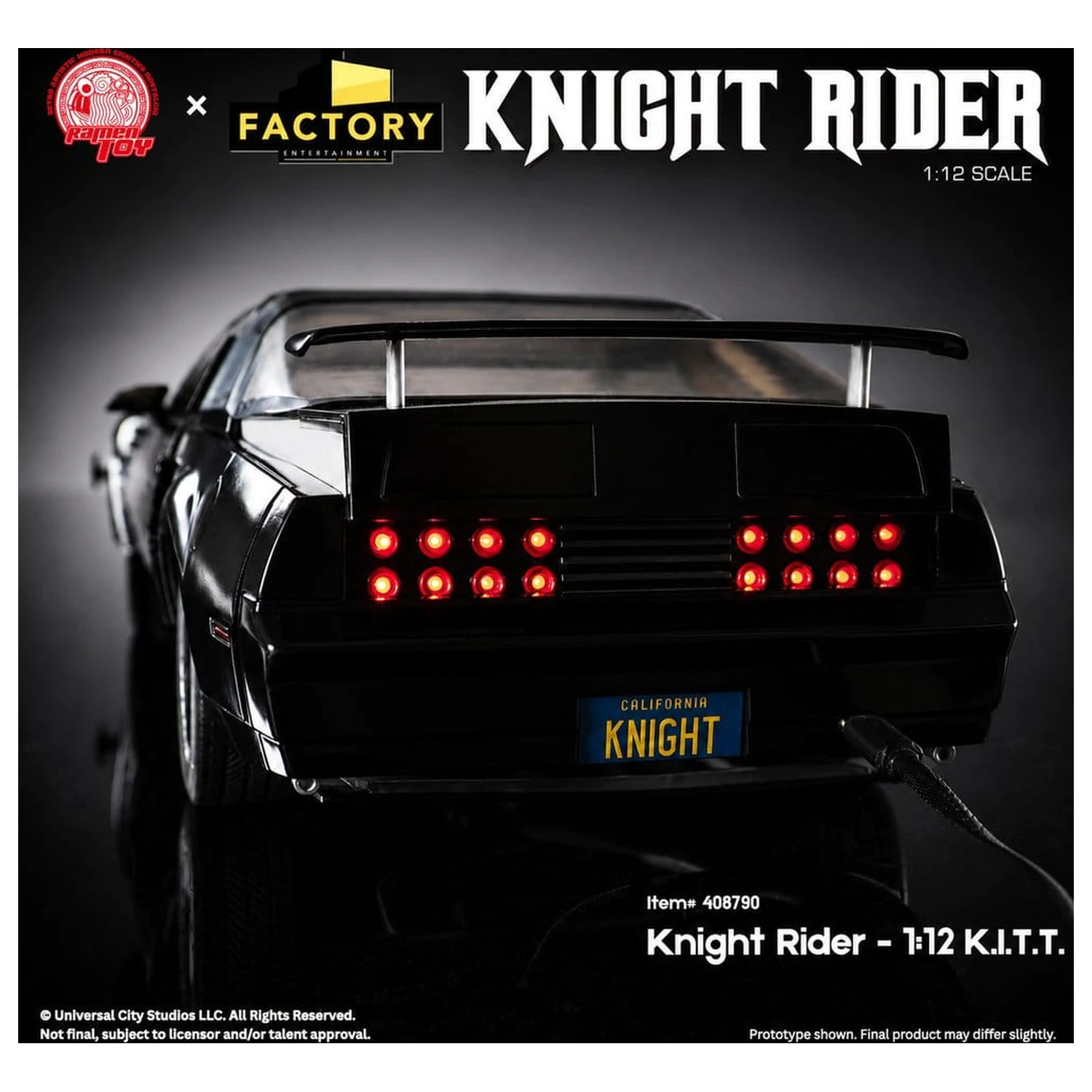 Knight Rider akcijska figura 1/12 K.I.T.T. s Michaelom Knightom fotografija proizvoda