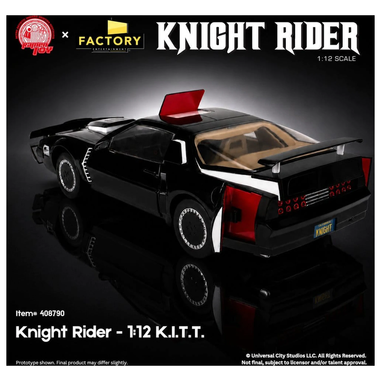 Knight Rider akcijska figura 1/12 K.I.T.T. s Michaelom Knightom fotografija proizvoda