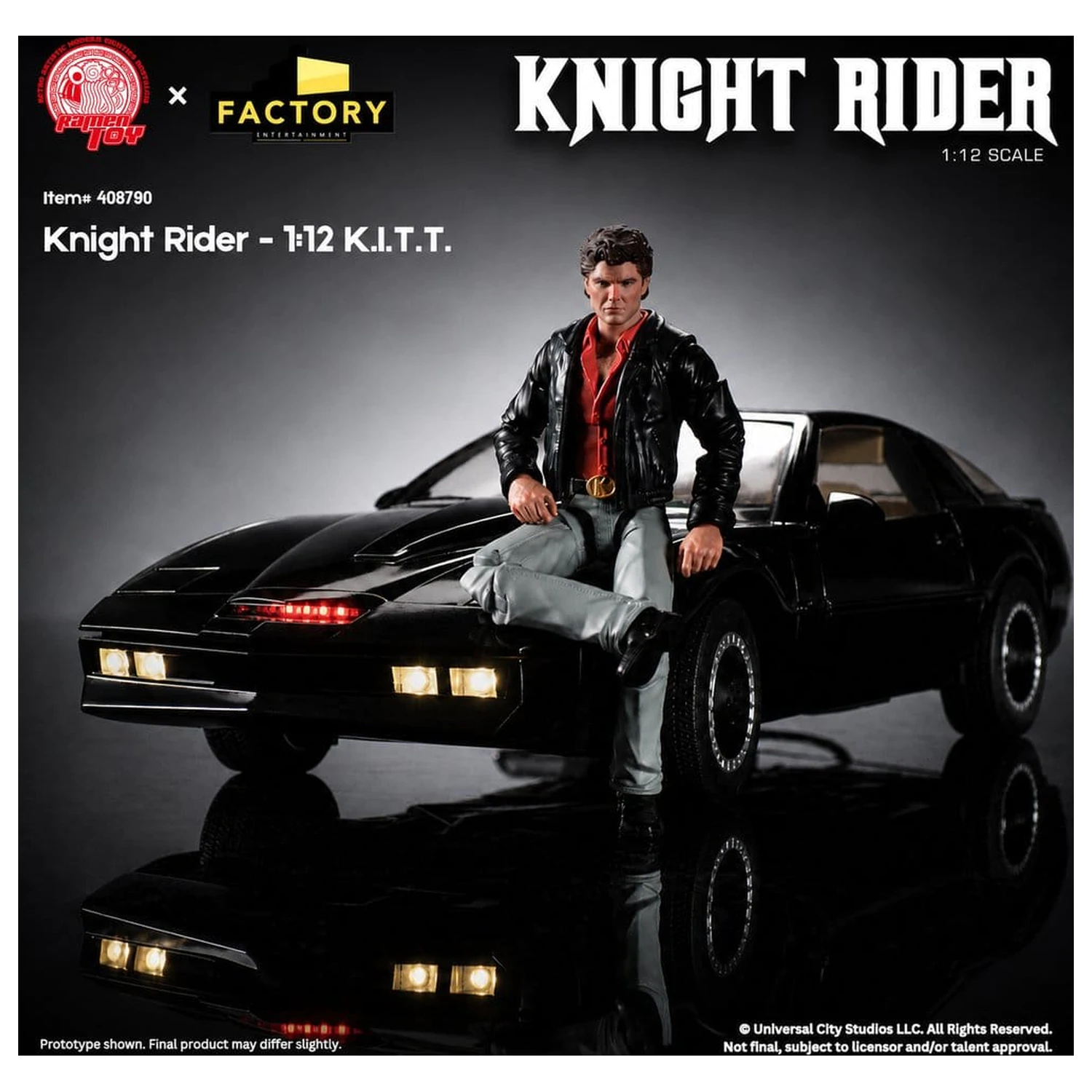 Knight Rider akcijska figura 1/12 K.I.T.T. s Michaelom Knightom fotografija proizvoda