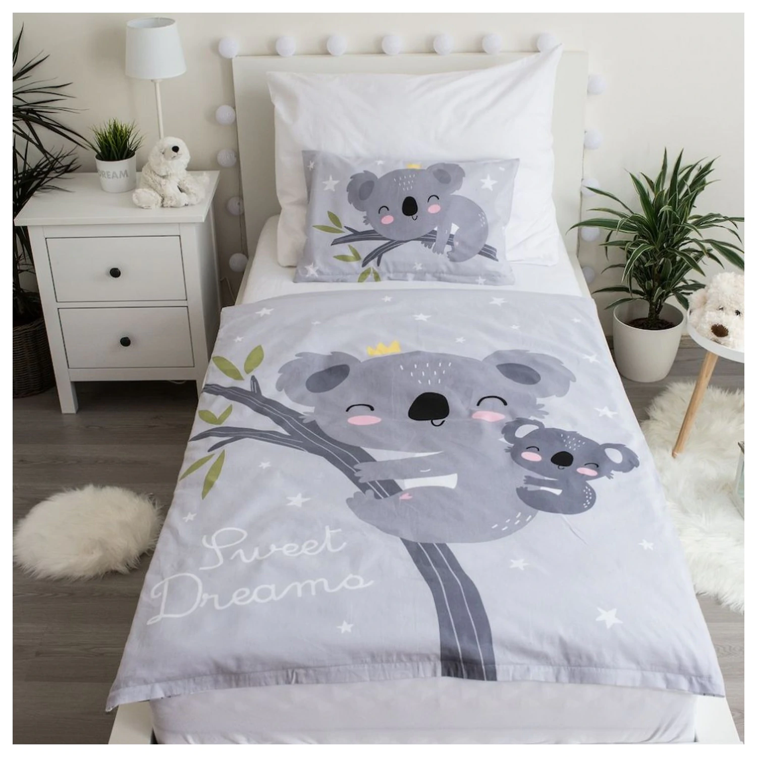 Koala Grey Navlaka za poplun za malu djecu i predškolce fotografija proizvoda