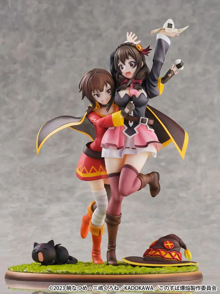 Konosuba: God's Blessing on This Wonderful World! SHIBUYA SCRAMBLE FIGURE PVC Kip 1/6 Megumin & Yunyun Futari wa Otomodachi Ver. 26 cm fotografija proizvoda