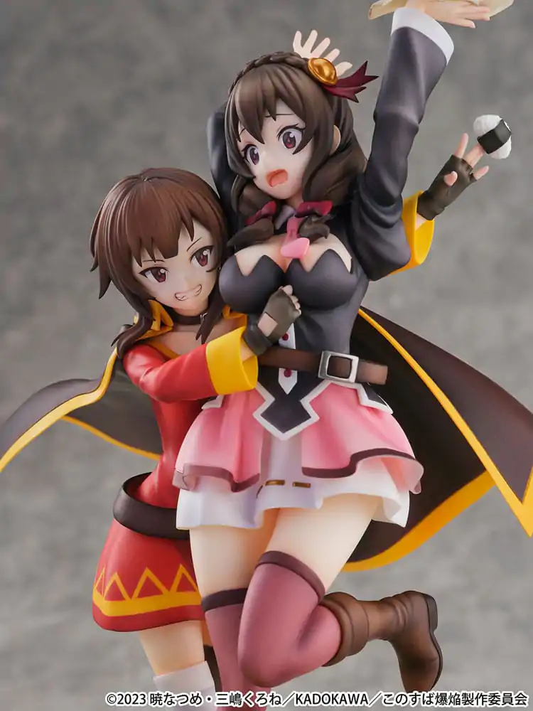 Konosuba: God's Blessing on This Wonderful World! SHIBUYA SCRAMBLE FIGURE PVC Kip 1/6 Megumin & Yunyun Futari wa Otomodachi Ver. 26 cm fotografija proizvoda