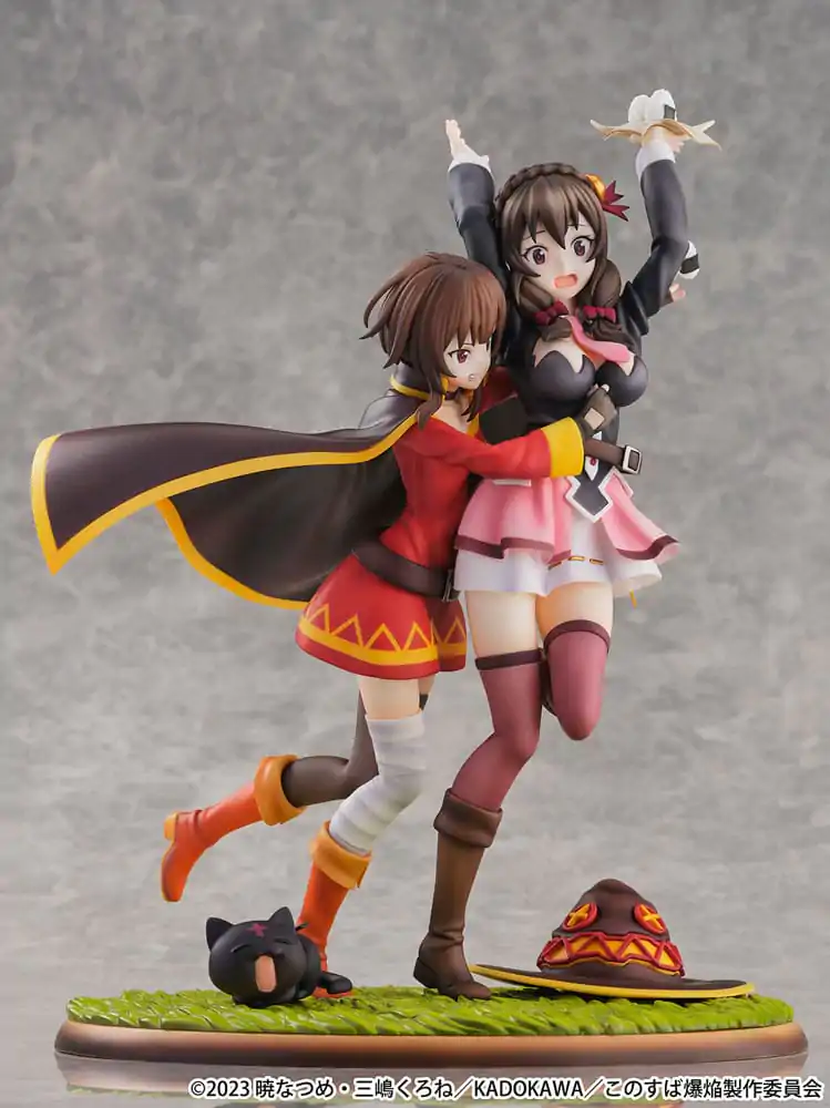 Konosuba: God's Blessing on This Wonderful World! SHIBUYA SCRAMBLE FIGURE PVC Kip 1/6 Megumin & Yunyun Futari wa Otomodachi Ver. 26 cm fotografija proizvoda