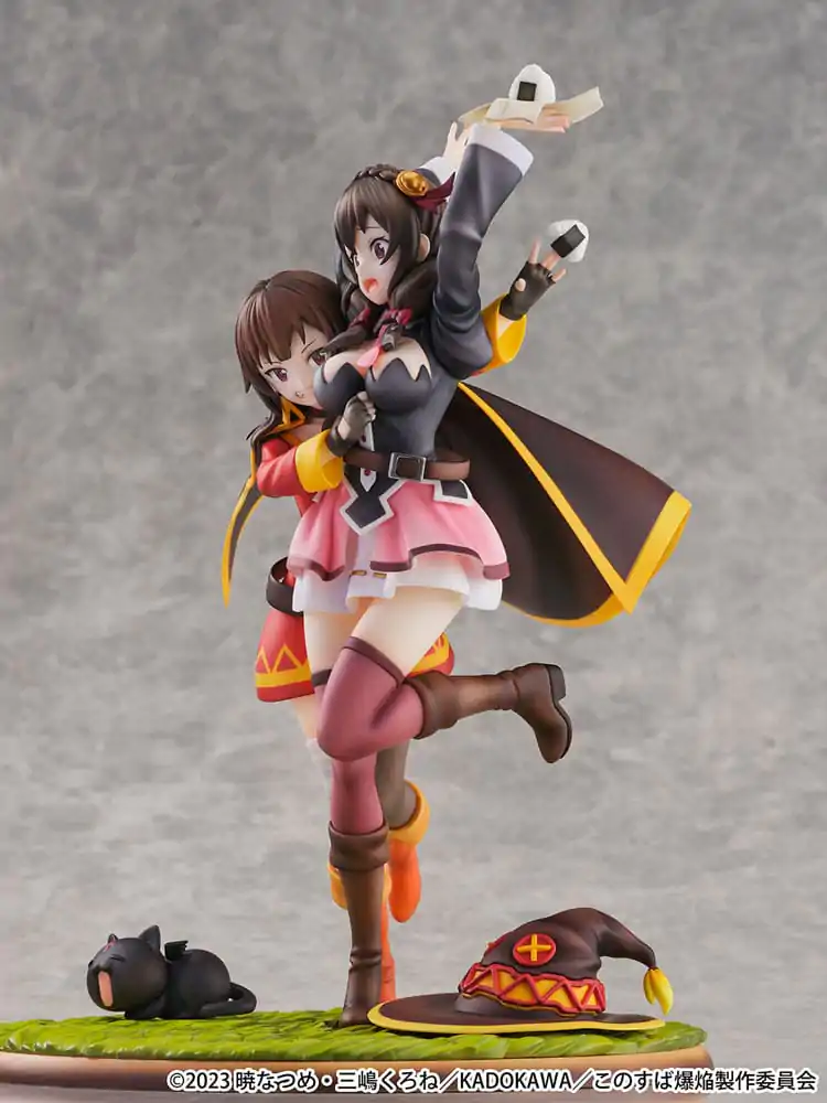Konosuba: God's Blessing on This Wonderful World! SHIBUYA SCRAMBLE FIGURE PVC Kip 1/6 Megumin & Yunyun Futari wa Otomodachi Ver. 26 cm fotografija proizvoda