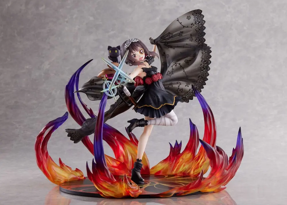 Konosuba God's blessing on this wonderful world! PVC Kip 1/7 Megumin the Black Rose Dress Ver. 28 cm fotografija proizvoda