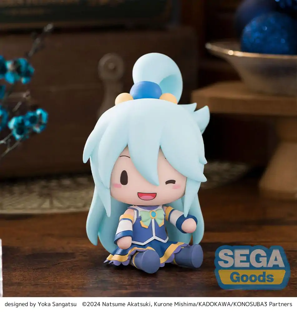 Konosuba God´s blessing on this wonderful world! 3 Fuwa Petit Chibi Figurica Aqua 10 cm fotografija proizvoda