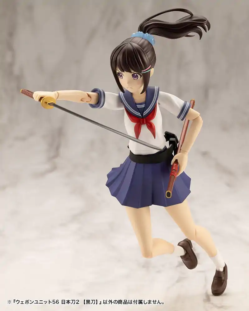 Kotobukiya M.S.G. Model Kit Set Dodatne Opreme Heavy Weapon Unit 56 Japanski Mač 2 Crni Mač fotografija proizvoda