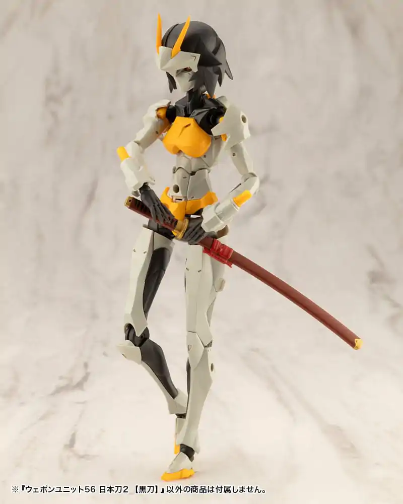 Kotobukiya M.S.G. Model Kit Set Dodatne Opreme Heavy Weapon Unit 56 Japanski Mač 2 Crni Mač fotografija proizvoda