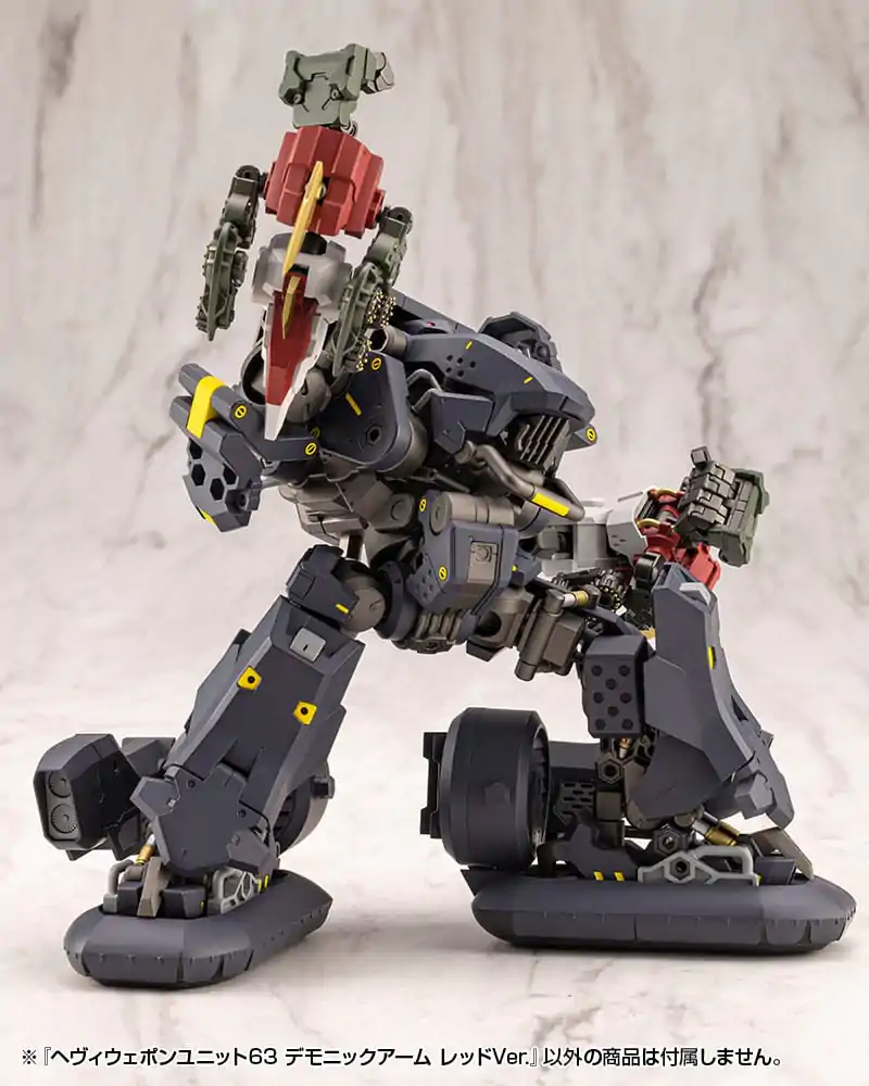 Kotobukiya M.S.G. Model Kit Set Dodataka Heavy Weapon Unit 63 Demonic Arm Red Ver. fotografija proizvoda
