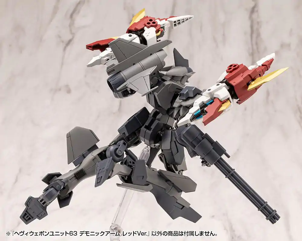 Kotobukiya M.S.G. Model Kit Set Dodataka Heavy Weapon Unit 63 Demonic Arm Red Ver. fotografija proizvoda