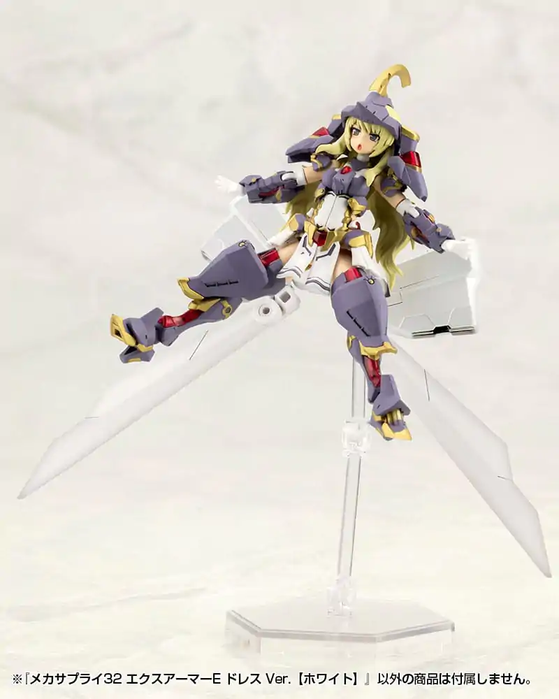 Kotobukiya M.S.G. Model Kit Accessory Set Mecha Supply Y32 Expansion Armor Tip E Dress Ver. White fotografija proizvoda
