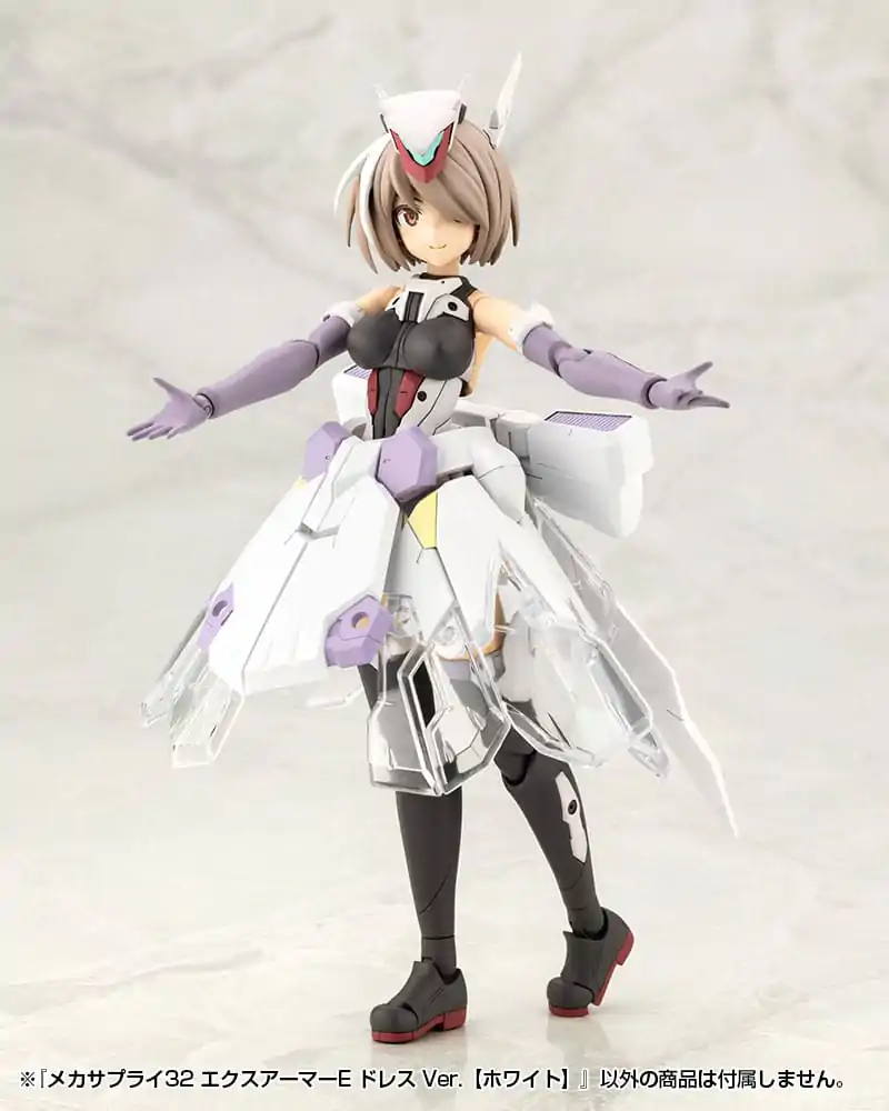 Kotobukiya M.S.G. Model Kit Accessory Set Mecha Supply Y32 Expansion Armor Tip E Dress Ver. White fotografija proizvoda