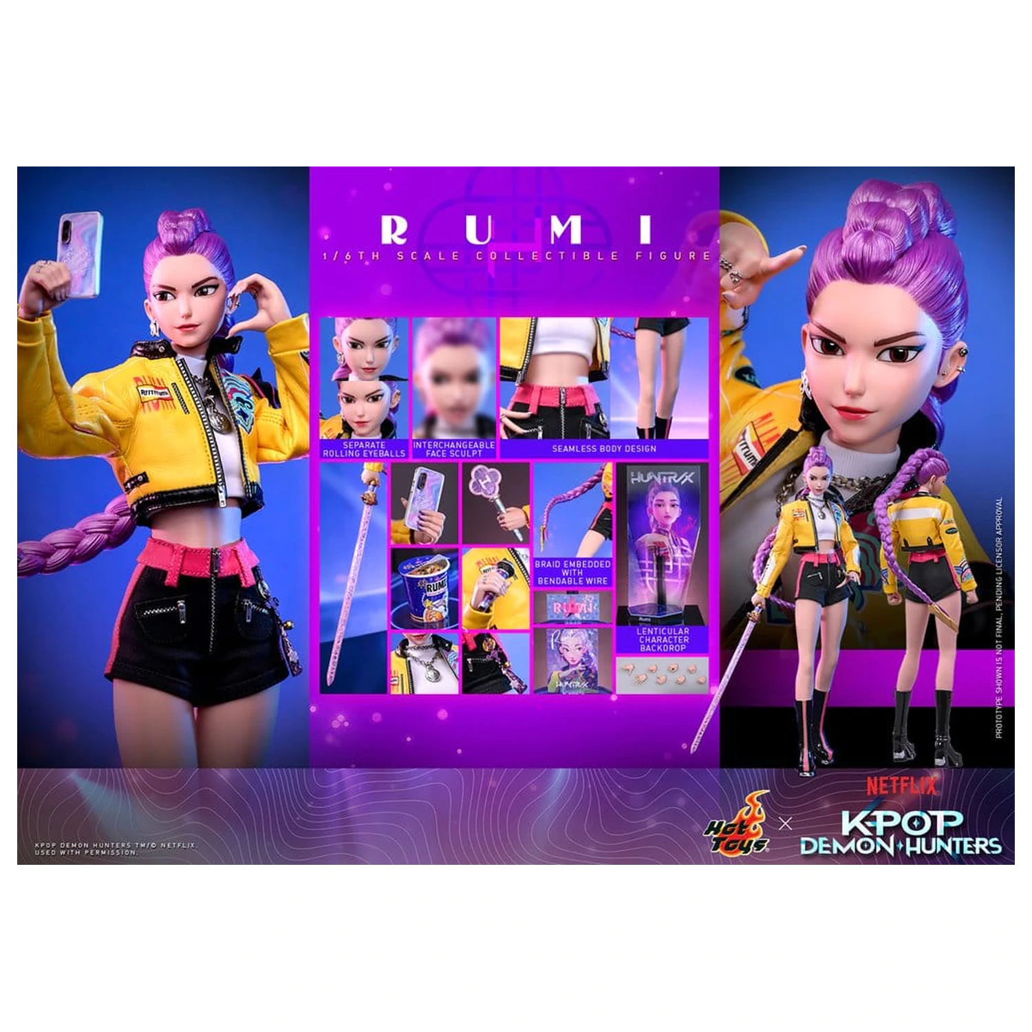 KPop Demon Hunters akcijska figura 1/6 Rumi 28 cm fotografija proizvoda
