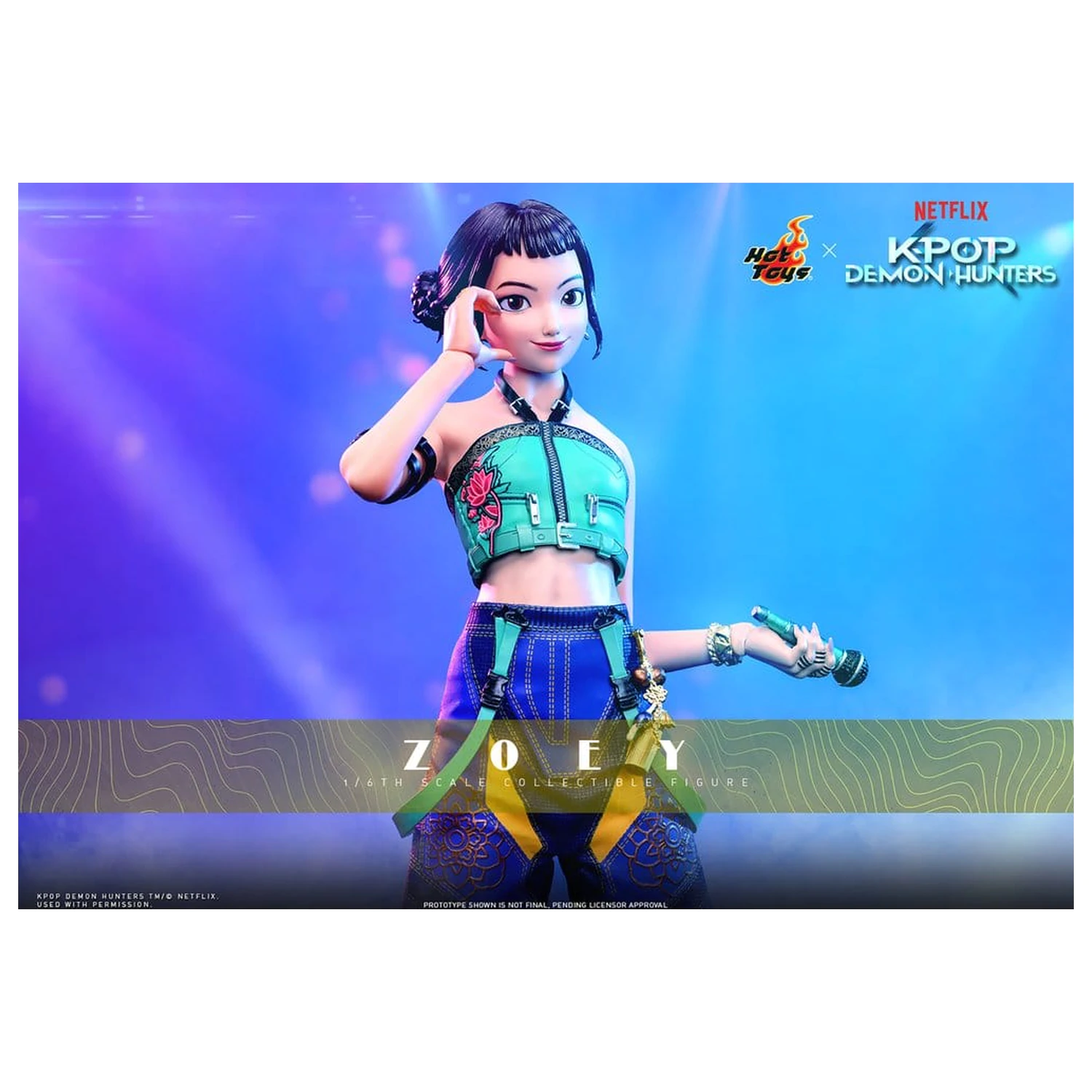 KPop Demon Hunters akcijska figura 1/6 Zoey 27 cm fotografija proizvoda