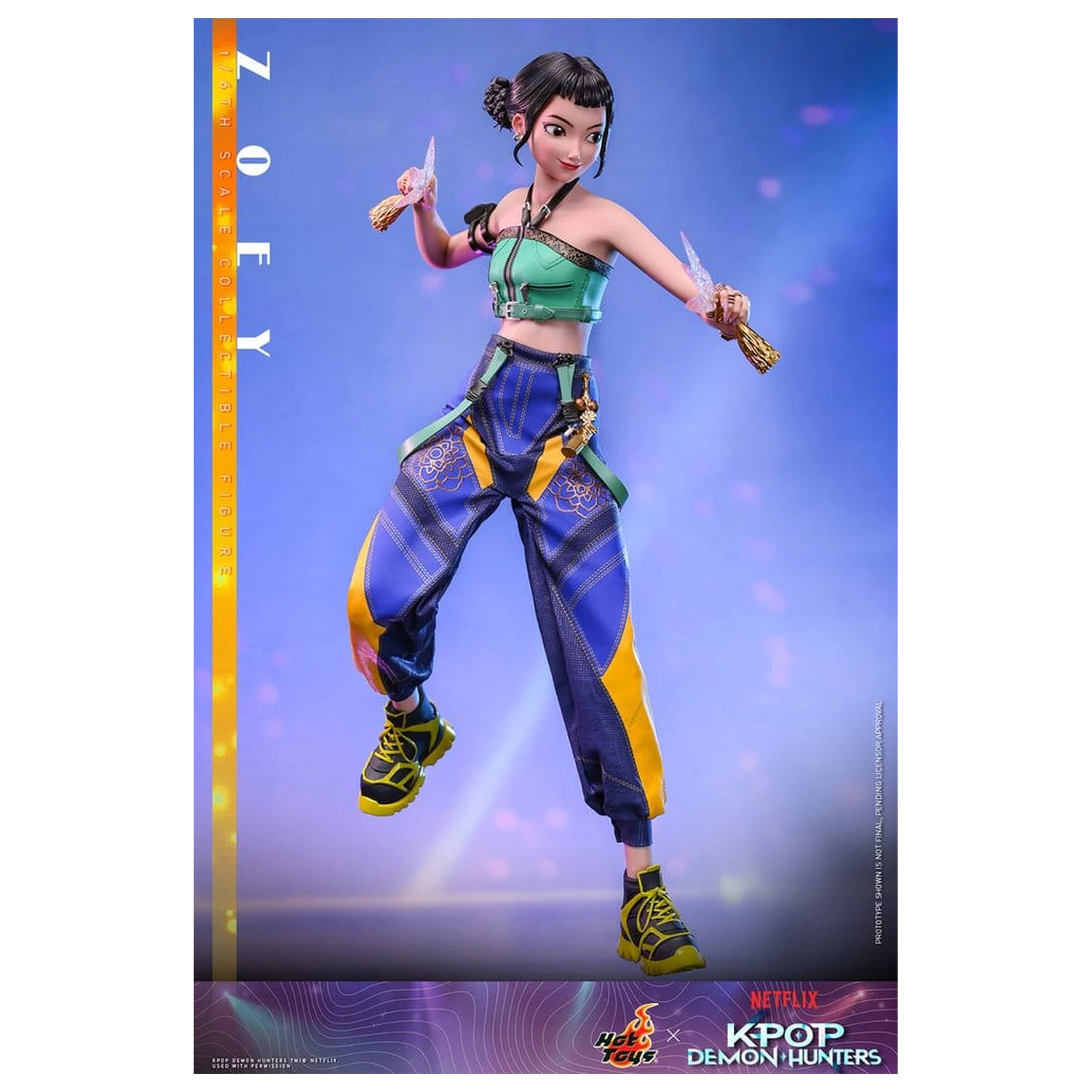 KPop Demon Hunters akcijska figura 1/6 Zoey 27 cm fotografija proizvoda