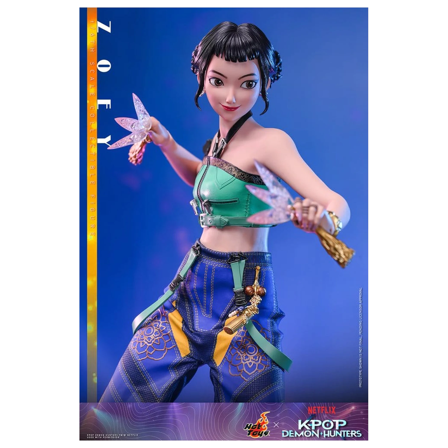 KPop Demon Hunters akcijska figura 1/6 Zoey 27 cm fotografija proizvoda