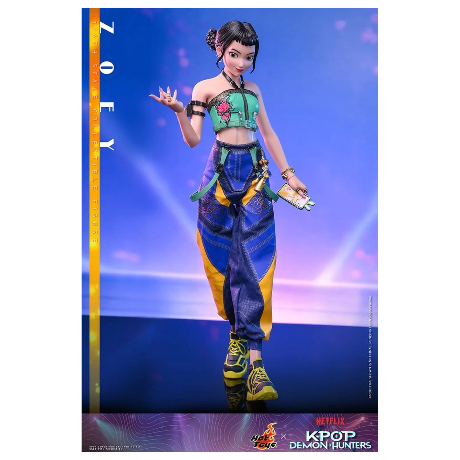 KPop Demon Hunters akcijska figura 1/6 Zoey 27 cm fotografija proizvoda