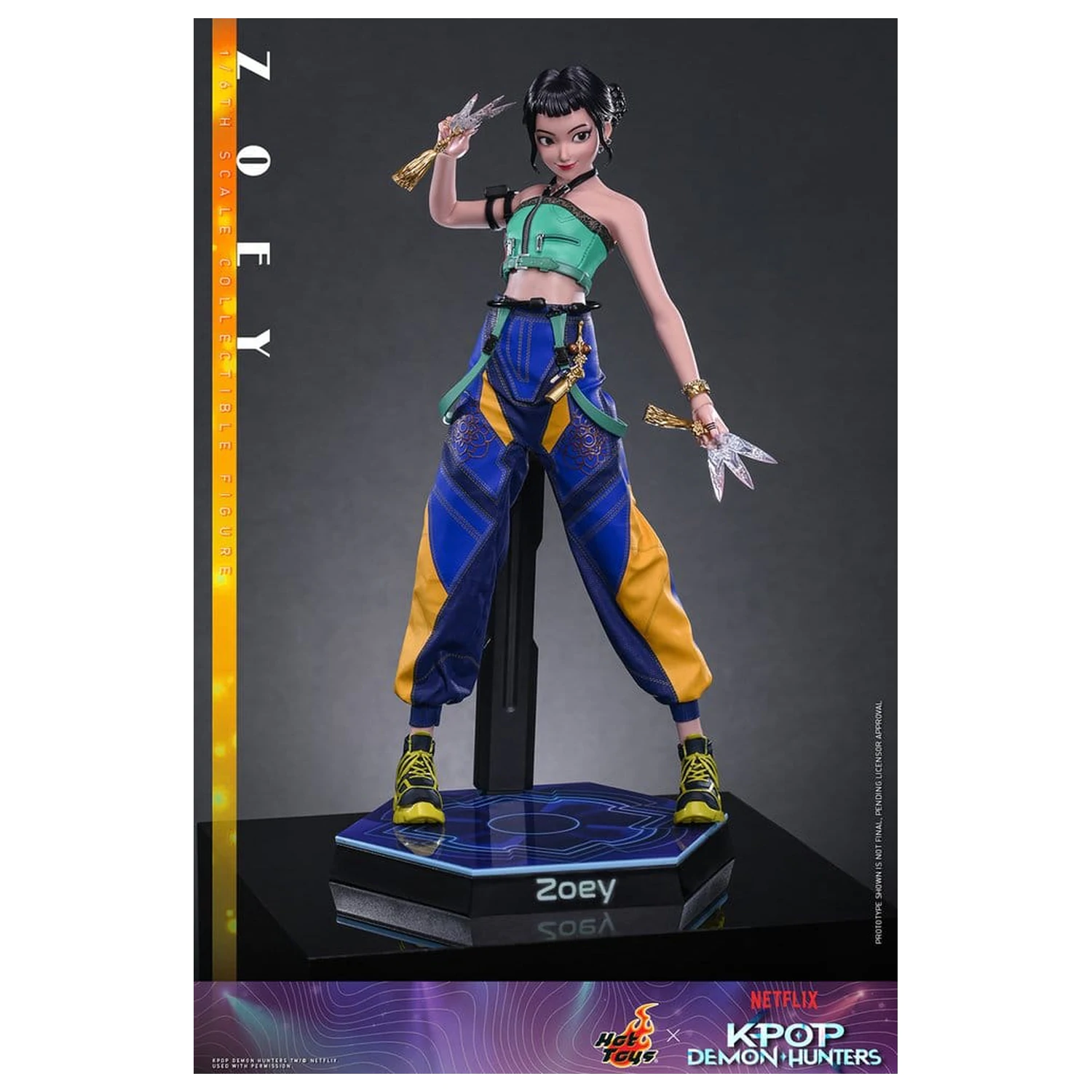 KPop Demon Hunters akcijska figura 1/6 Zoey 27 cm fotografija proizvoda
