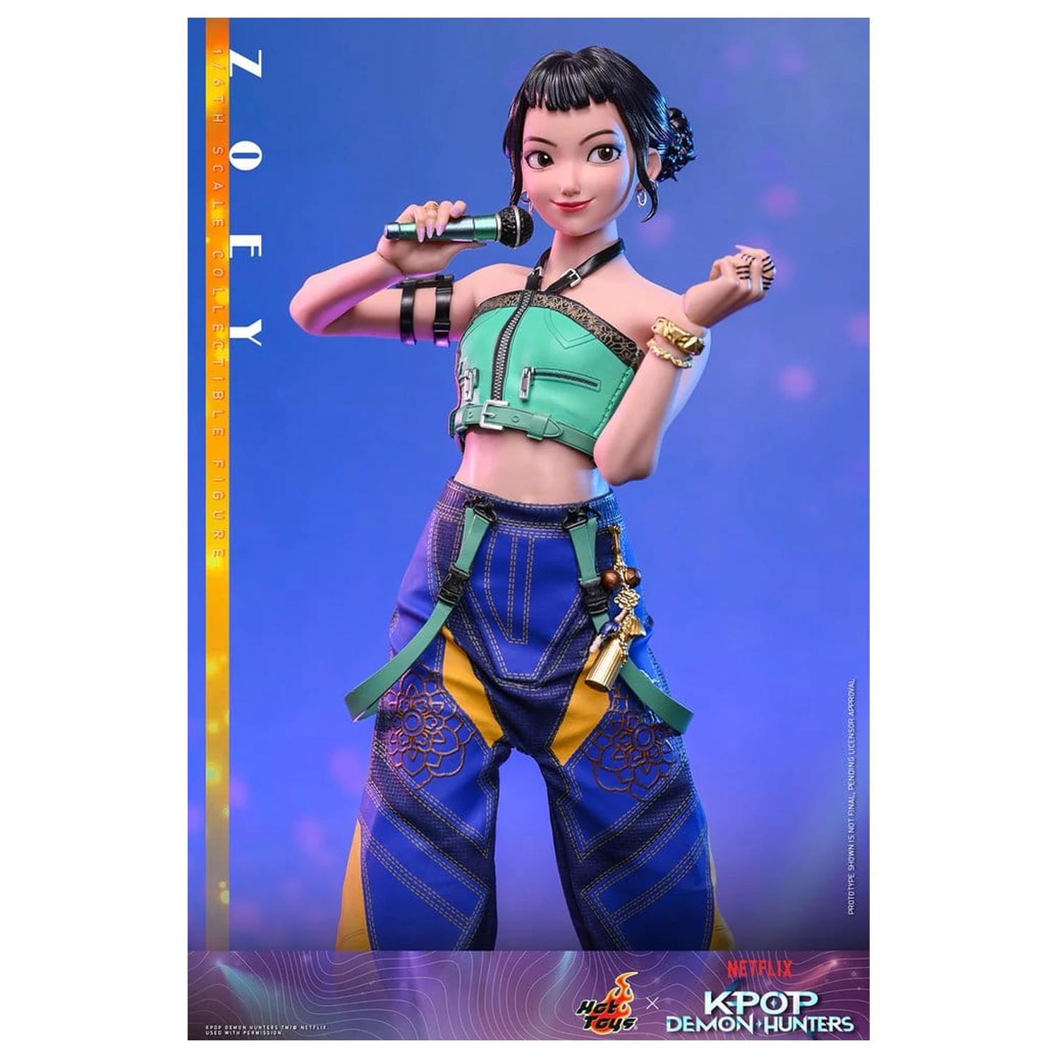 KPop Demon Hunters akcijska figura 1/6 Zoey 27 cm fotografija proizvoda