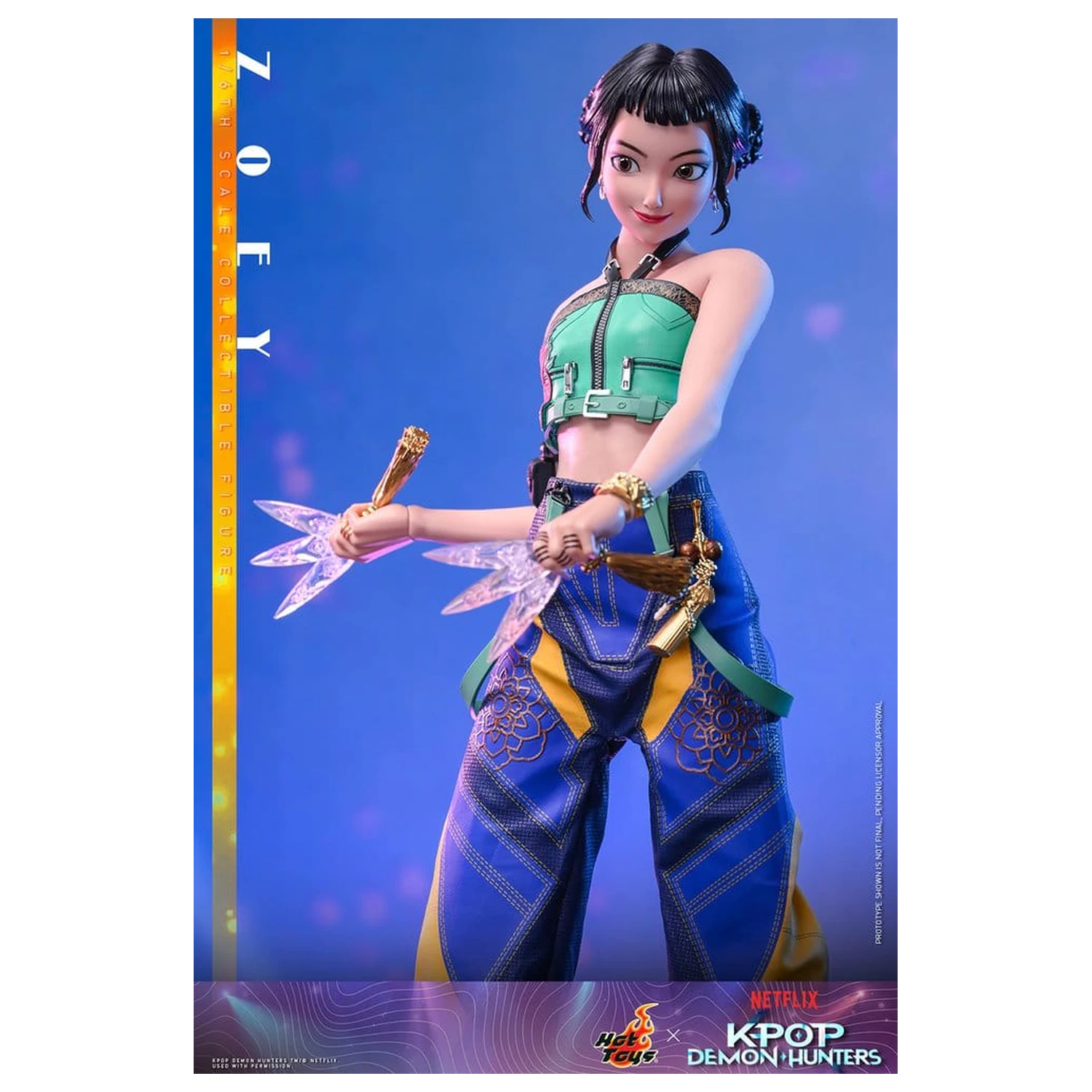 KPop Demon Hunters akcijska figura 1/6 Zoey 27 cm fotografija proizvoda