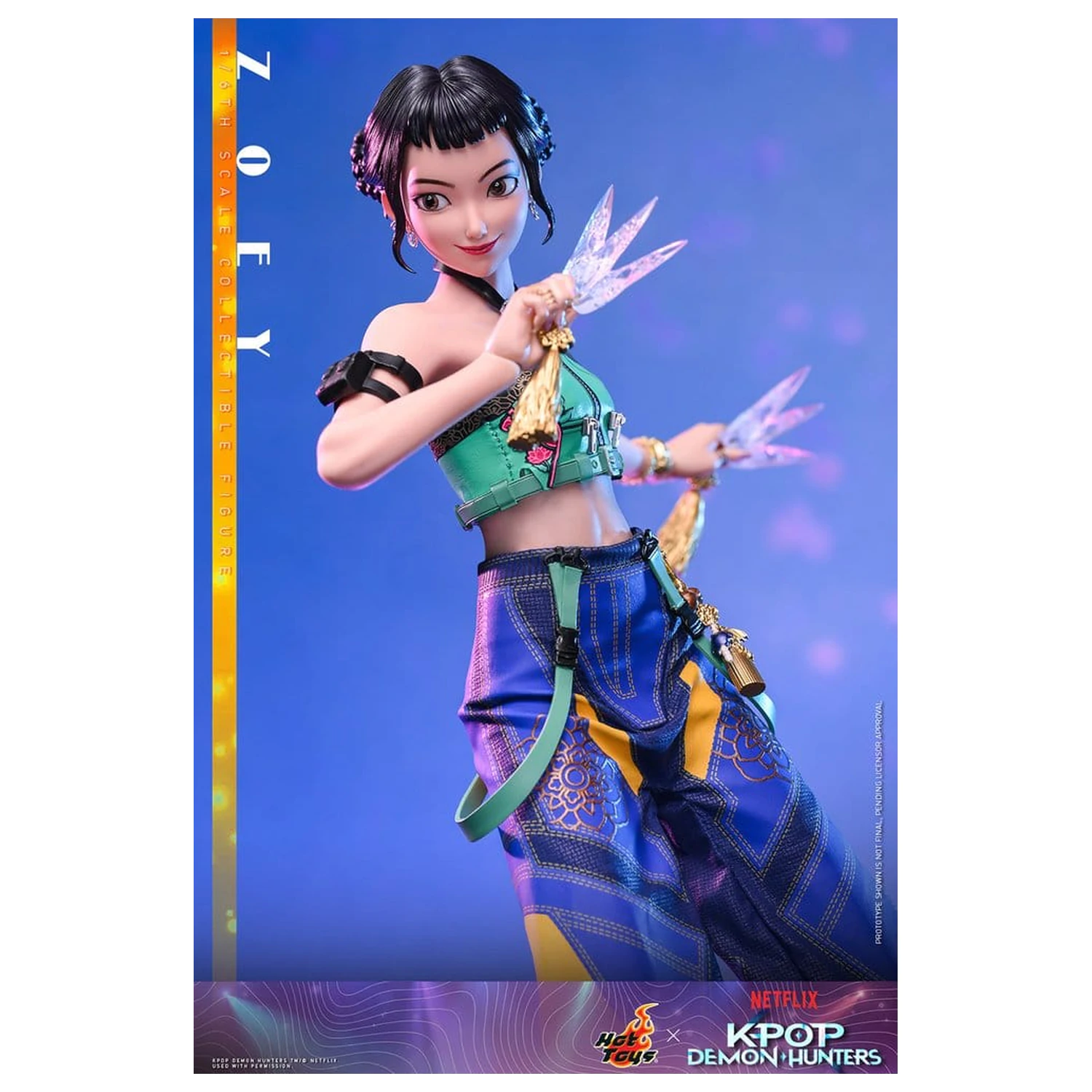 KPop Demon Hunters akcijska figura 1/6 Zoey 27 cm fotografija proizvoda
