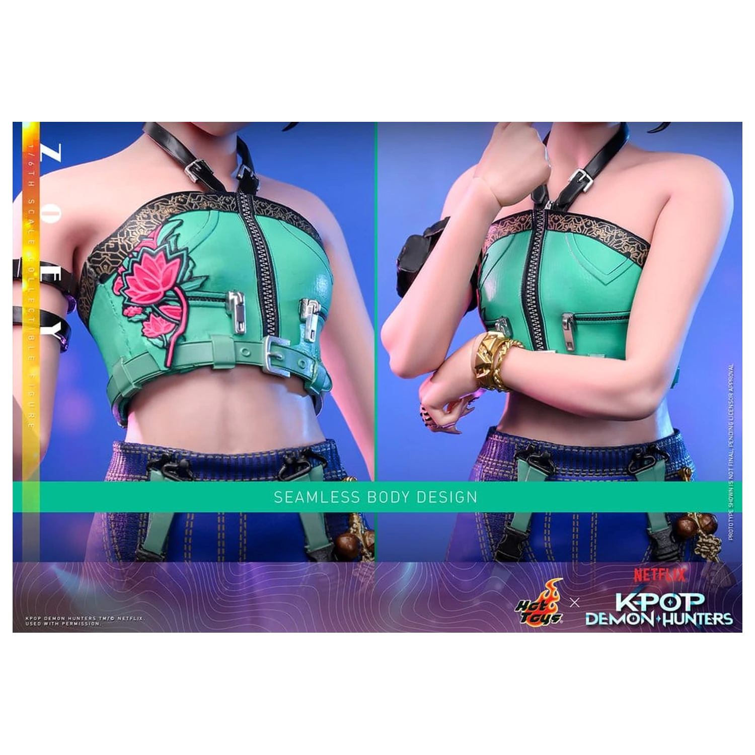 KPop Demon Hunters akcijska figura 1/6 Zoey 27 cm fotografija proizvoda