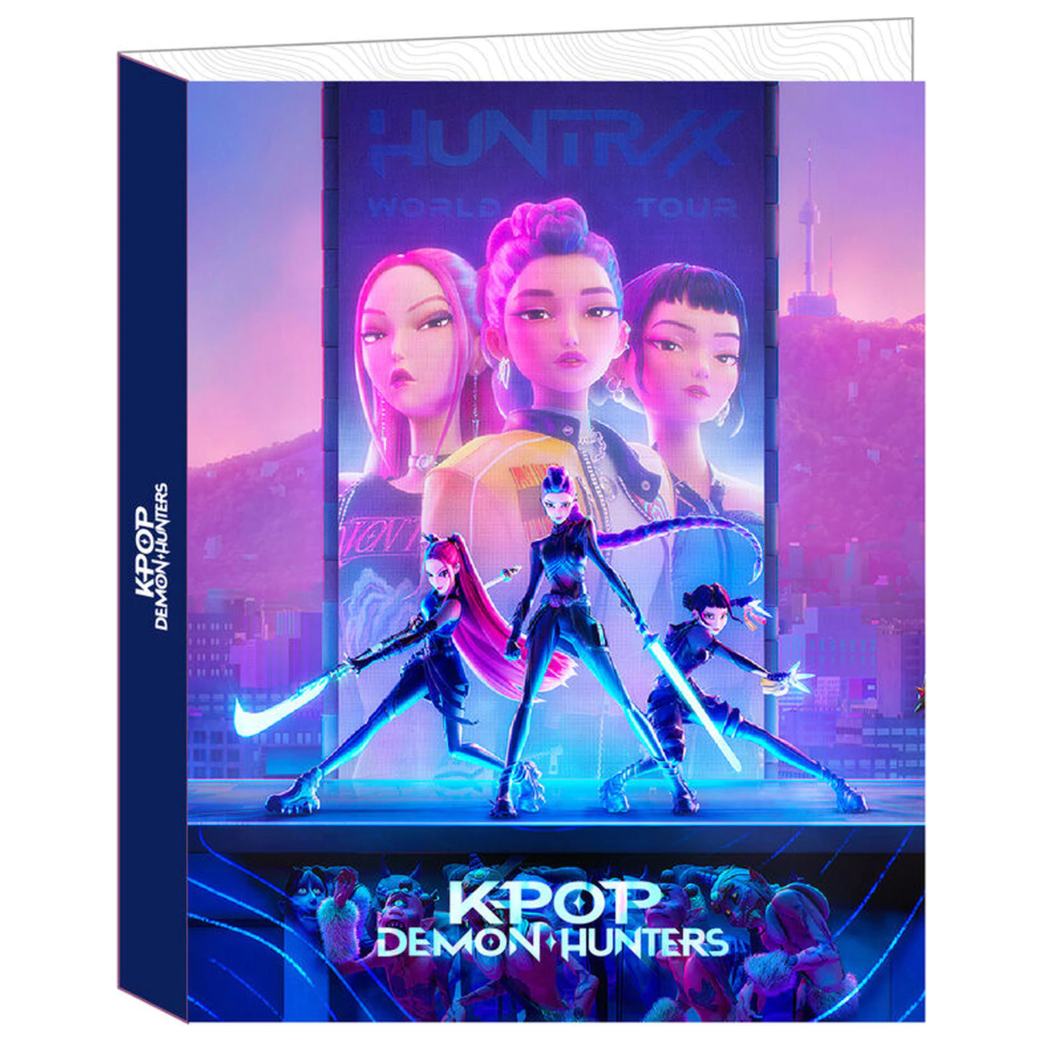 Kpop Demon Hunters fascikl s 4 prstena fotografija proizvoda