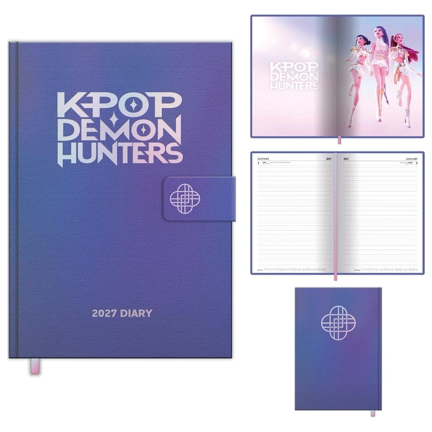 KPop Demon Hunters A5 Dnevnik 2027 fotografija proizvoda