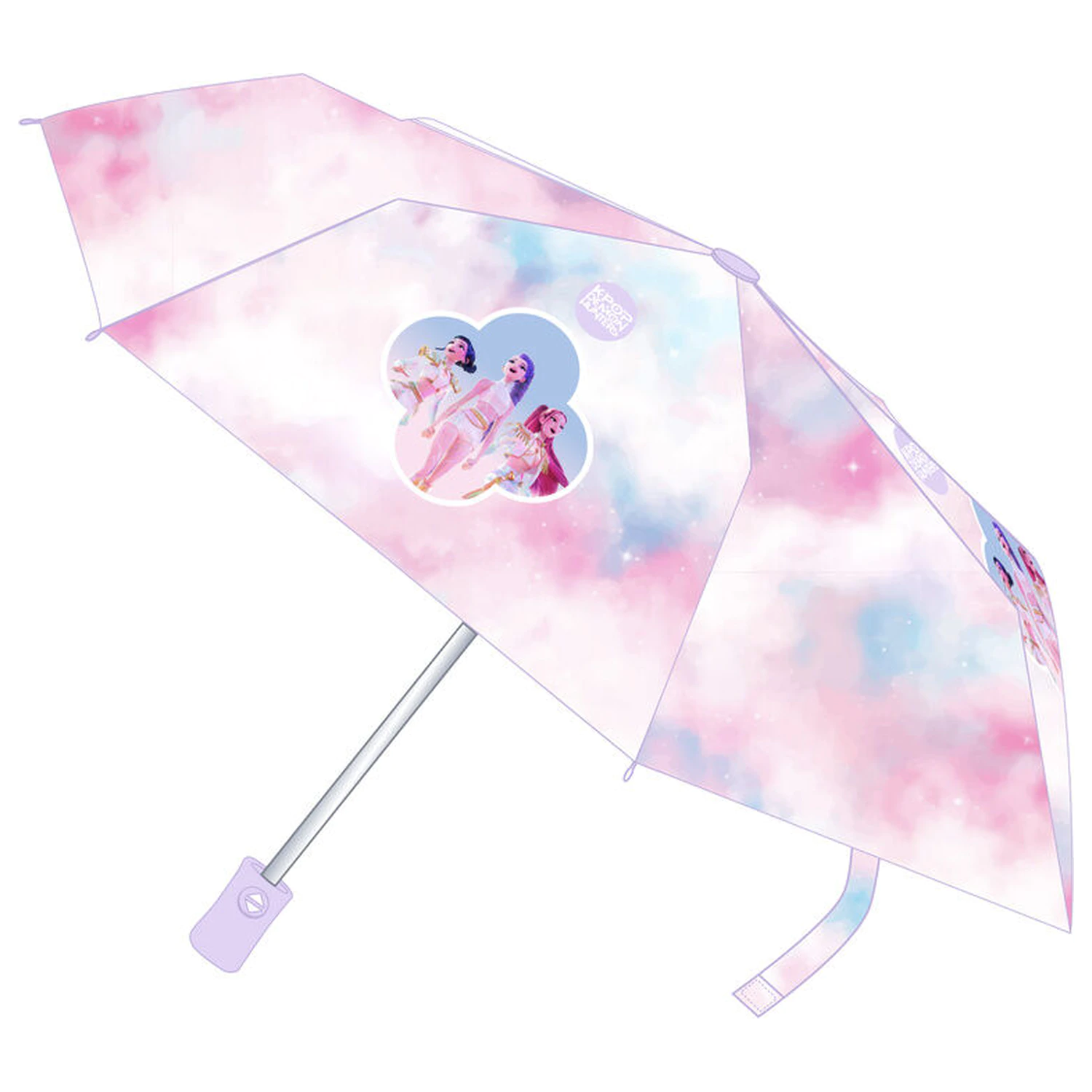 Kpop Demon Hunters Artist automatski sklopivi kišobran fotografija proizvoda