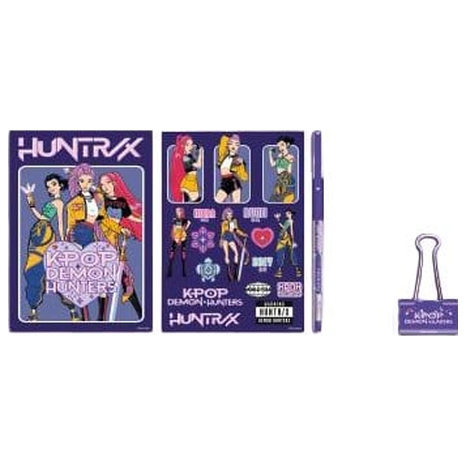 KPop Demon Hunters prozirna pernica set Hunter/X fotografija proizvoda
