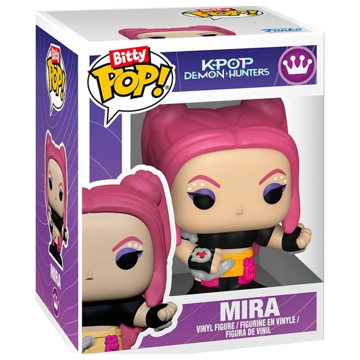KPop Demon Hunters Bitty Funko POP! Stages Vinyl Figura Mira 2,5 cm fotografija proizvoda