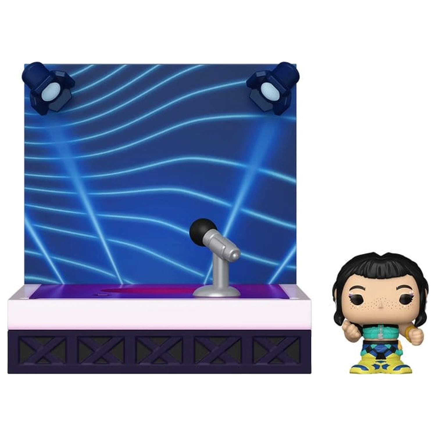 KPop Demon Hunters Bitty Funko POP! Stages Vinyl figura Zoey 2,5 cm fotografija proizvoda