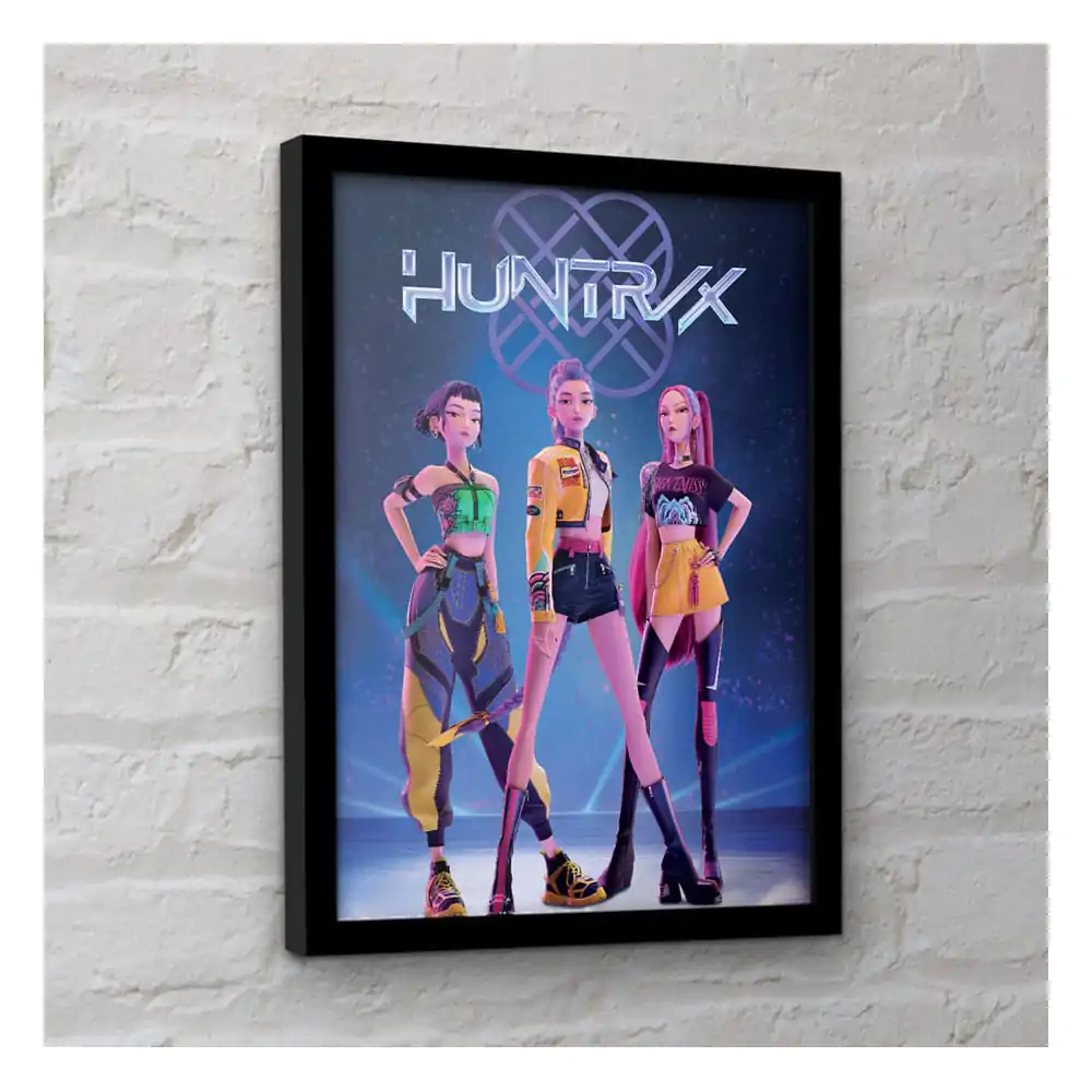 KPop Demon Hunters Collector Print Uokvireni Poster Huntrix fotografija proizvoda