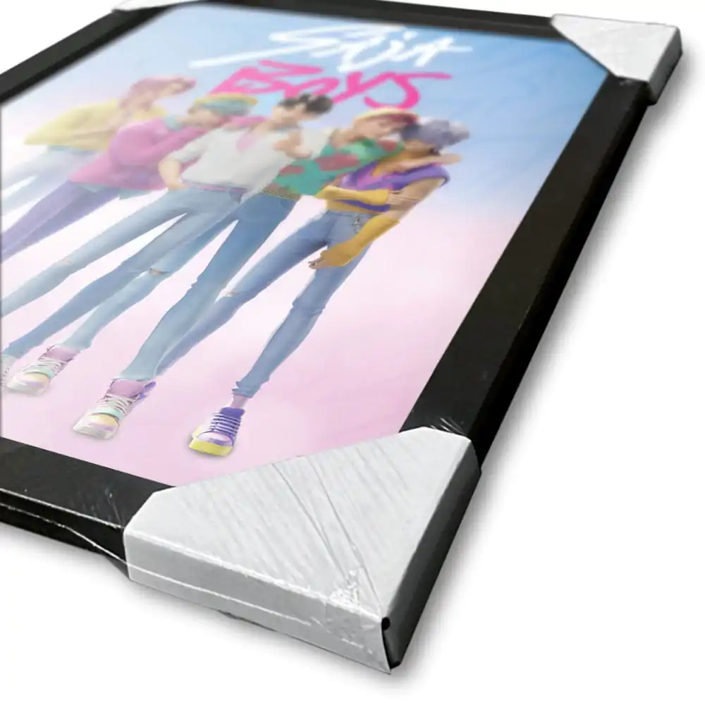 KPop Demon Hunters Collector print uokvireni poster Saja Boys fotografija proizvoda