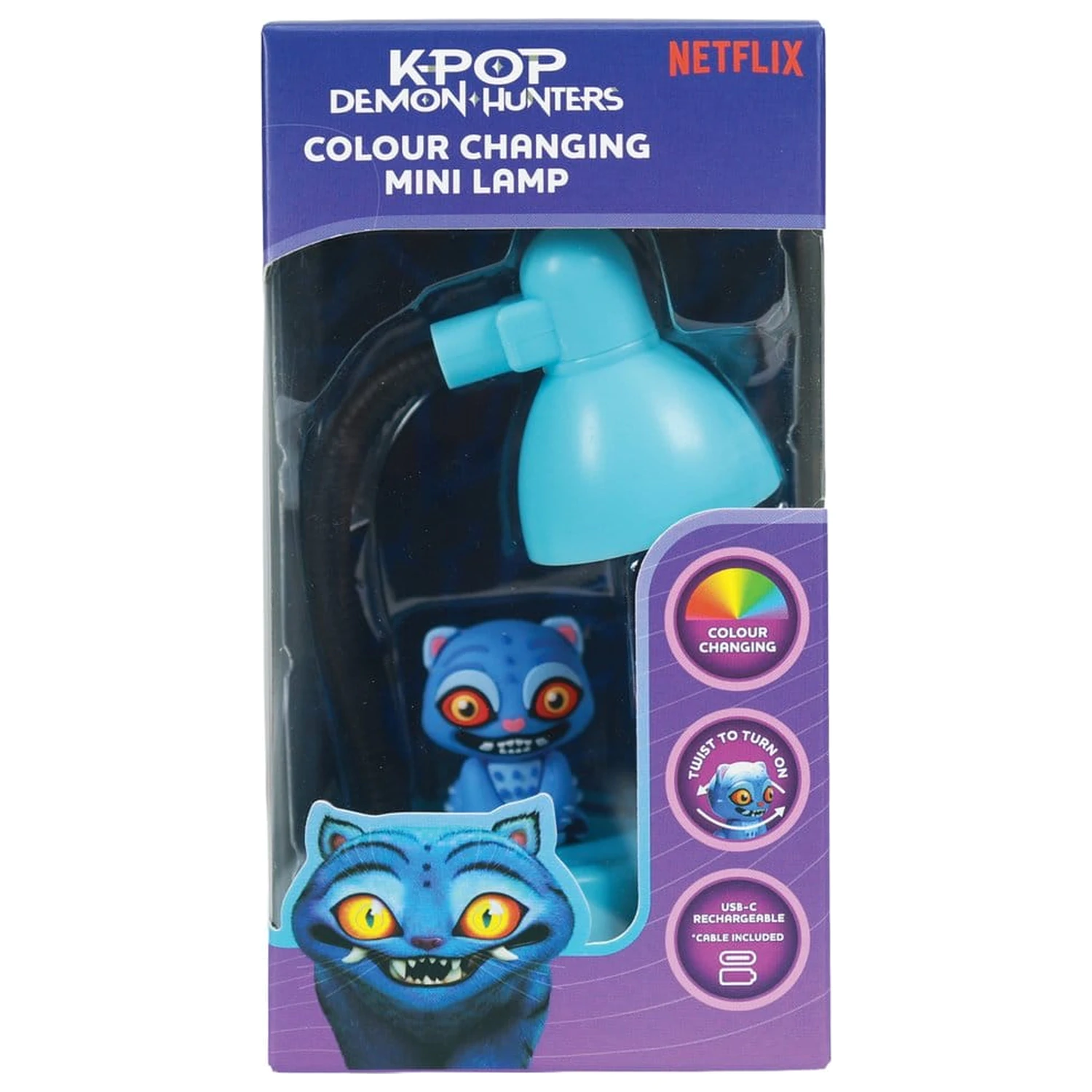 KPop Demon Hunters mini LED-svjetlo s figurom Derpy 11 cm fotografija proizvoda