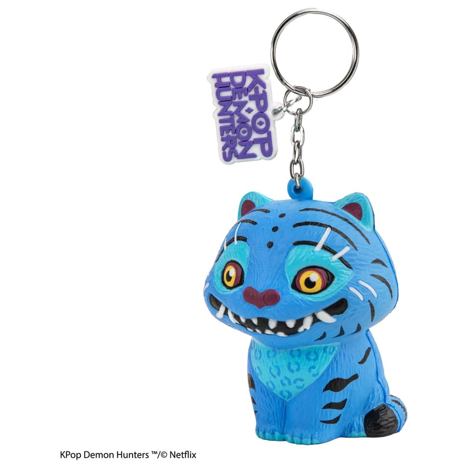 KPop Demon Hunters meki privjesak za ključeve Derpy Tiger fotografija proizvoda