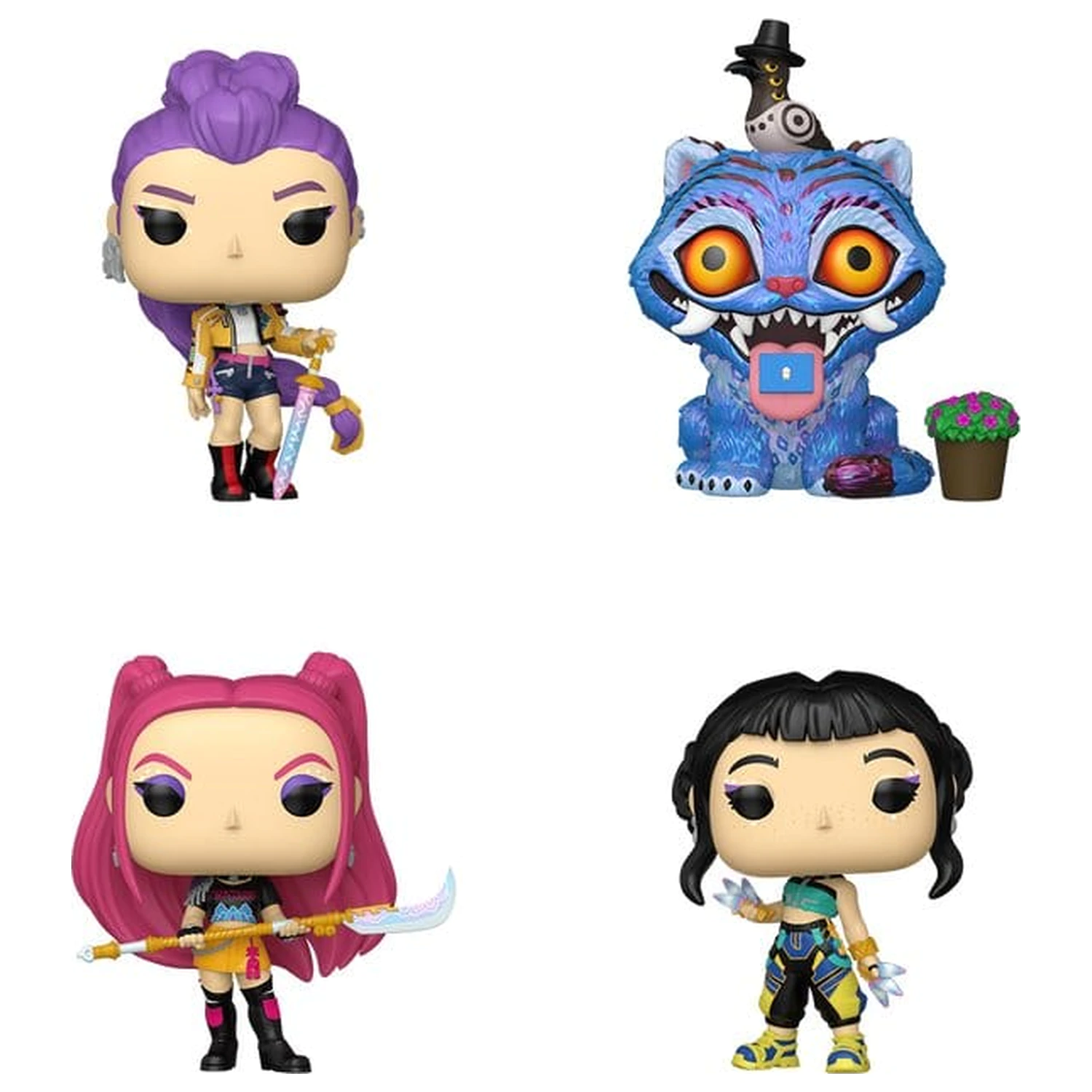 KPop Demon Hunters Funko POP! Vinilne figure 4-paket Funko POP DH fotografija proizvoda