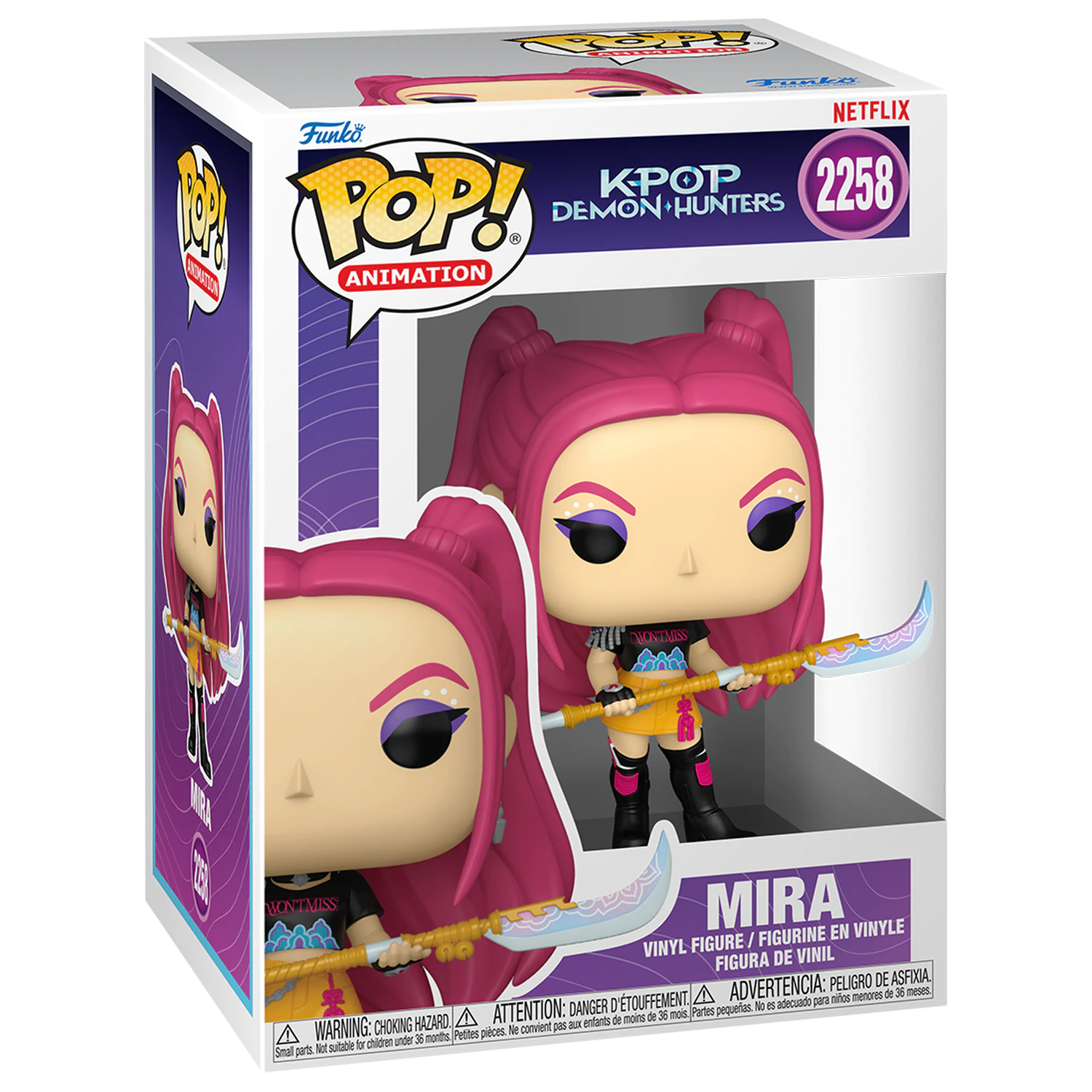 KPop Demon Hunters Funko POP! Animation vinilna figura Mirai 9 cm fotografija proizvoda