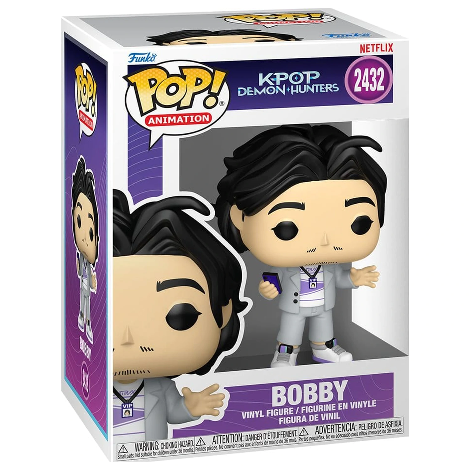 KPop Demon Hunters Funko POP! Animation Vinyl figurica Bobby 9 cm fotografija proizvoda
