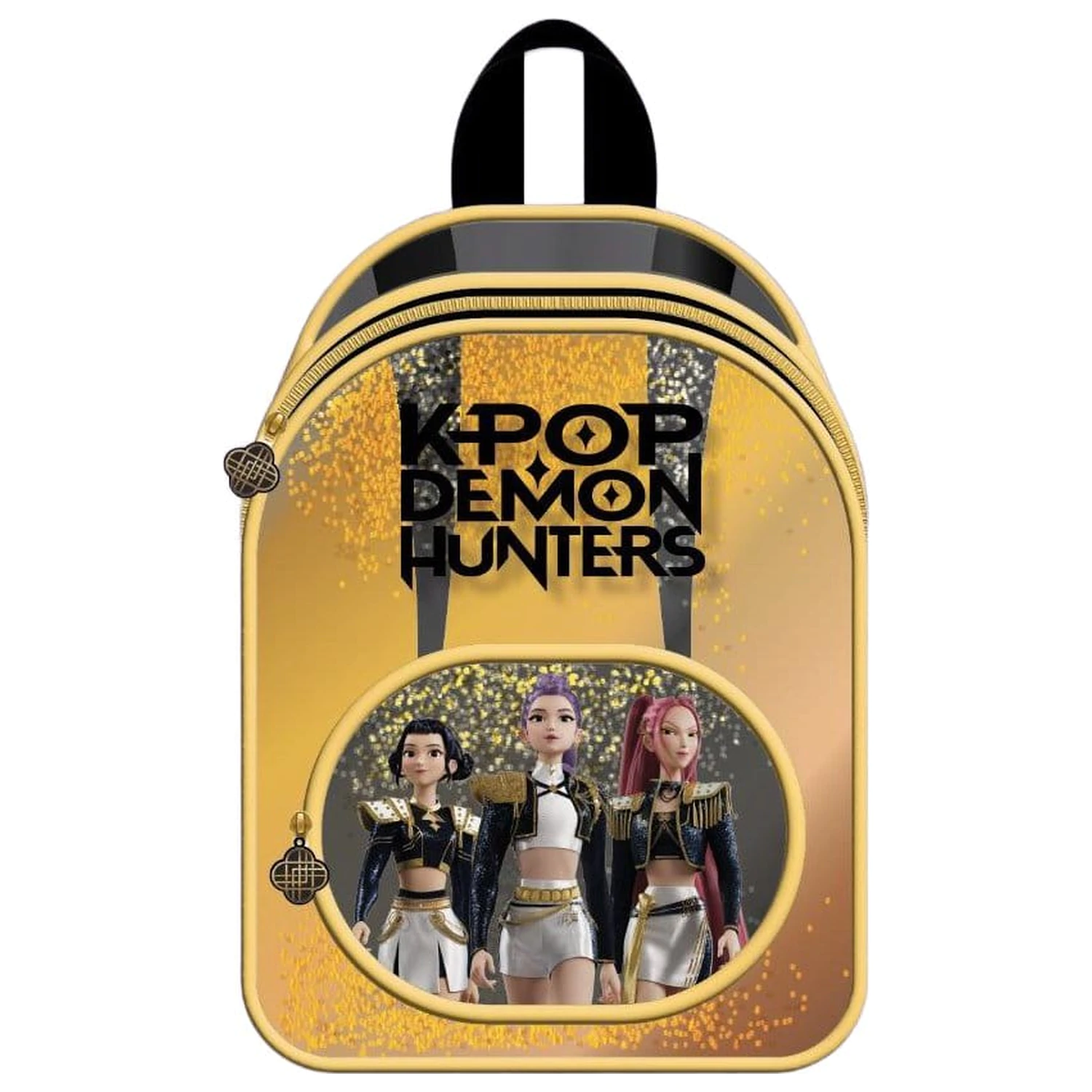 KPop Demon Hunters Glitter ruksak zlatni fotografija proizvoda